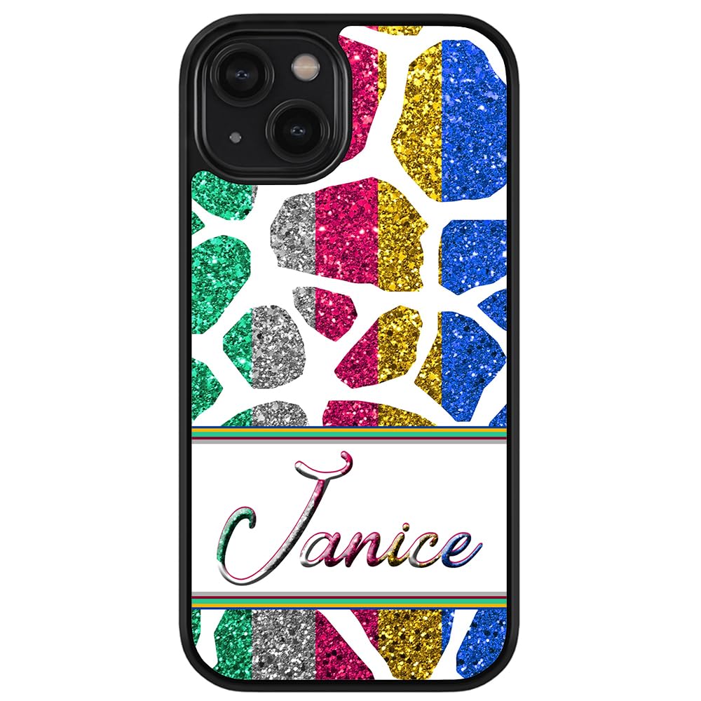 Glittery Sparkle Zebra Pattern Durable Rubber Phone Case for iPhone 16 Pro Max/15 Pro Max/14 Pro Max/13 Pro/12 Pro/11/X/8/7 Plus - Trendy Protective Cover for Everyday Use & Fashion Statement