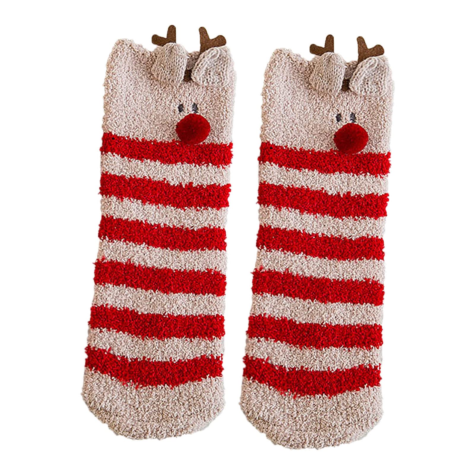 Women's Fuzzy Socks - Ultra Soft Fluffy Winter Socks for Christmas, Sports & Outdoor Activities | Cozy Thermal Slipper Socks | Perfect Xmas Gift for Her | Great for Lounging, Yoga & Cold Weather