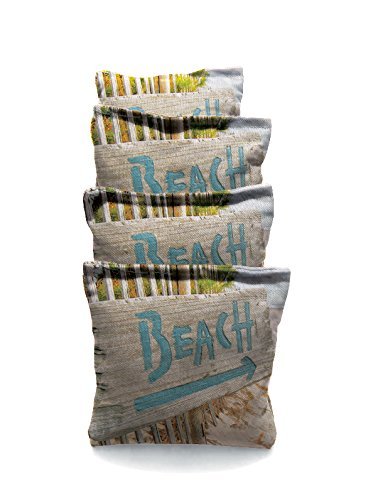 Premium Custom Cornhole Bags Set - All American Tailgate & Beach Party Game Accessories - Perfect for Backyard BBQs, Tailgating, Beach Parties & Outdoor Events