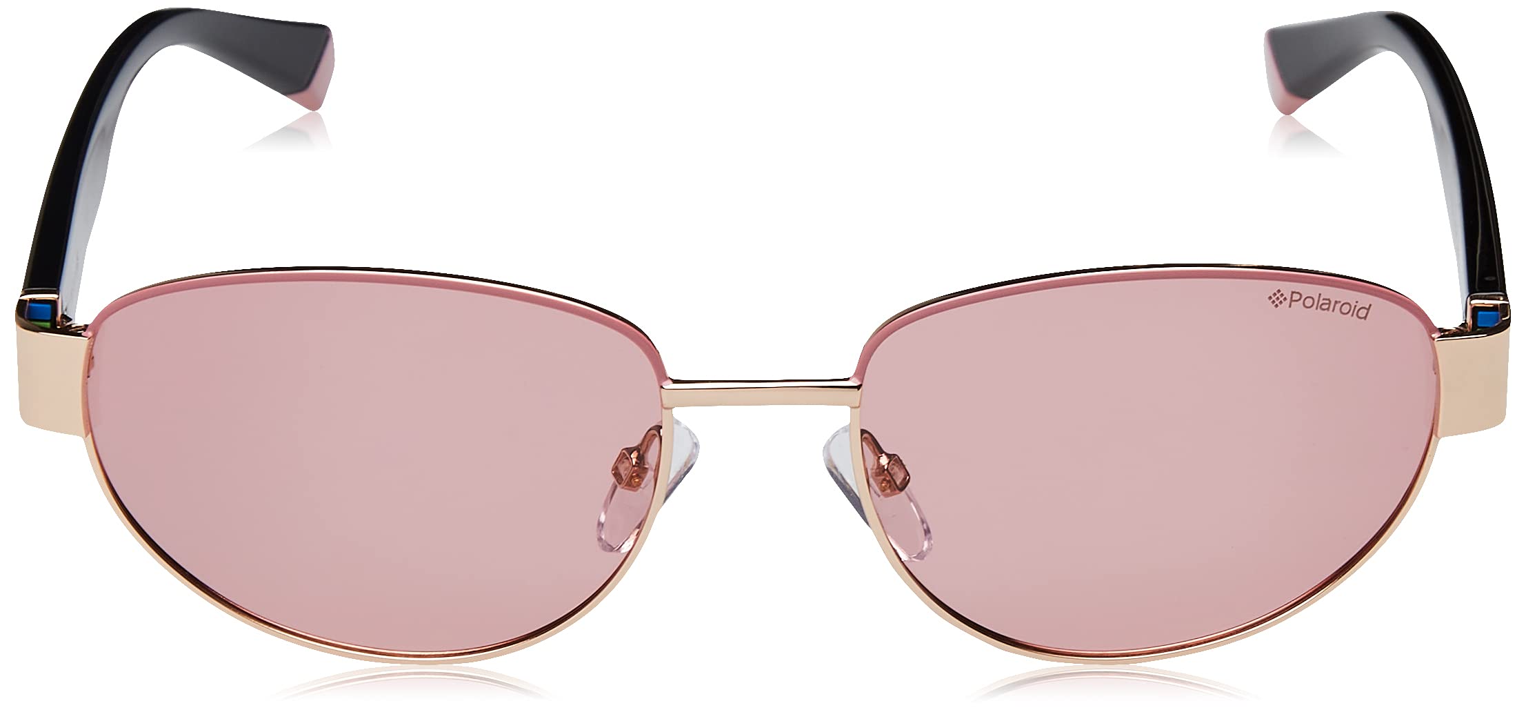 Stylish Women's Modern Gold Pink Sunglasses - UV Protection & Lightweight Design for Outdoor Activities, Driving, and Beach Vacations