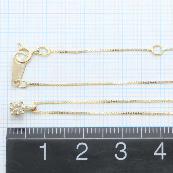 18K Yellow Gold Brown Diamond Necklace for Women - Elegant Jewelry Gift for Anniversary, Birthday & Special Occasions