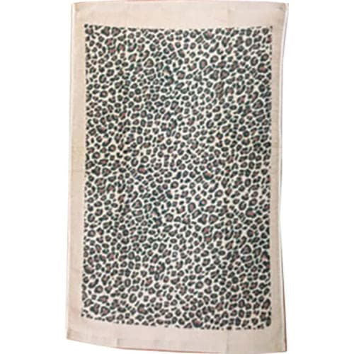 Brunswick Image Leopard Bowling Towel - Premium Microfiber for Bowling Balls & Shoes - Perfect for League Play & Practice Sessions