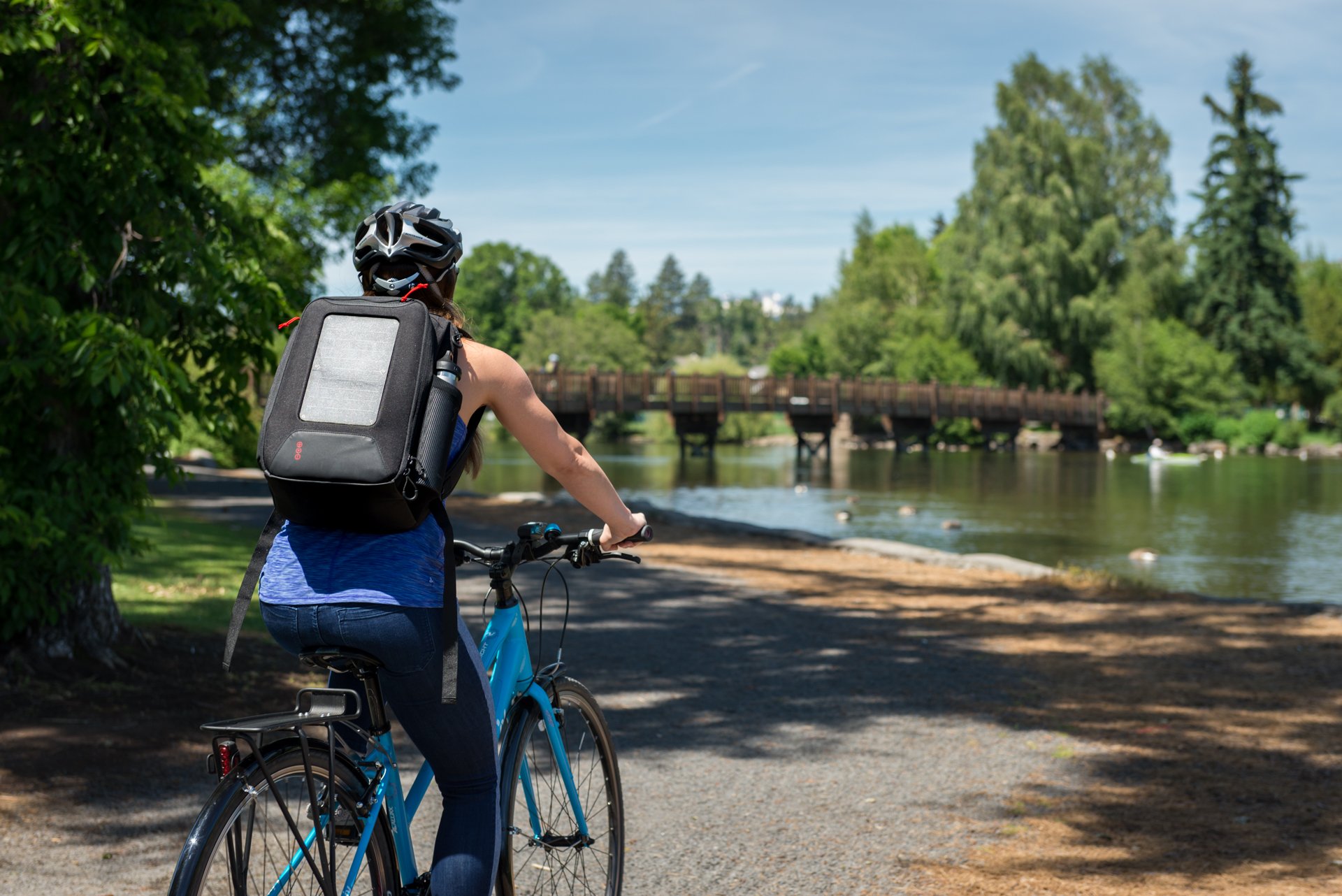 Voltaic Systems Solar Backpack Charger with Battery Pack - Portable Solar Panel Charger for iPhone, Tablets & USB Devices - Perfect for Hiking, Camping & Outdoor Adventures