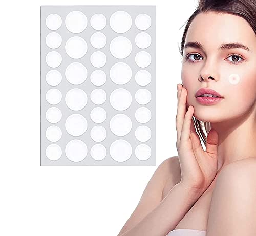 SHOPOGENIX 36 PCS Hydrocolloid Acne Patches - Invisible Pimple Cover for Face, Absorbing Spot Treatment & Scar Care Stickers - Perfect for Overnight Use & Daily Skincare Routine (Pack of 1)