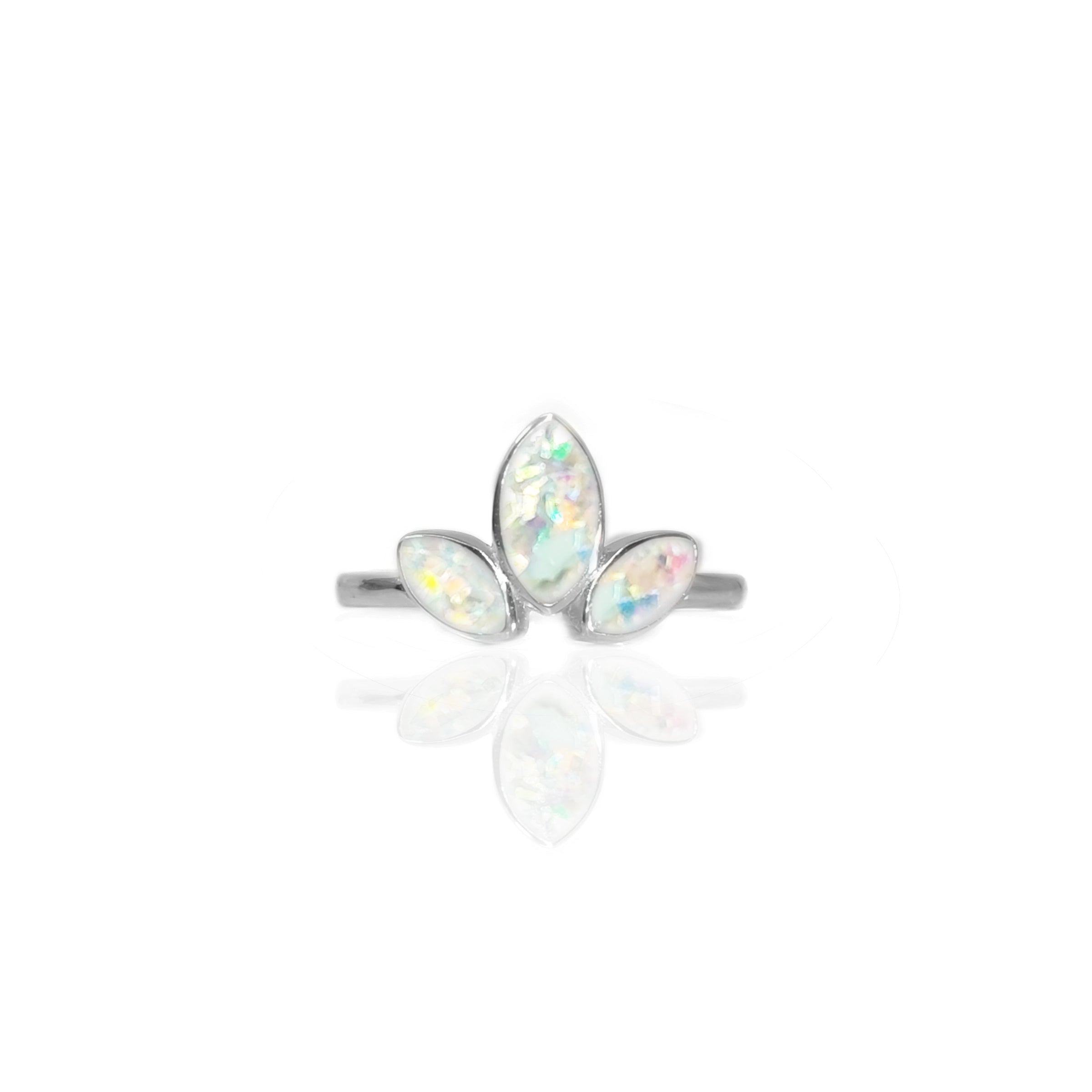 Cloverleaf: Ashes Ring - Elegant Memorial Jewelry for Loved Ones | Perfect for Remembrance, Sympathy Gifts & Keepsakes