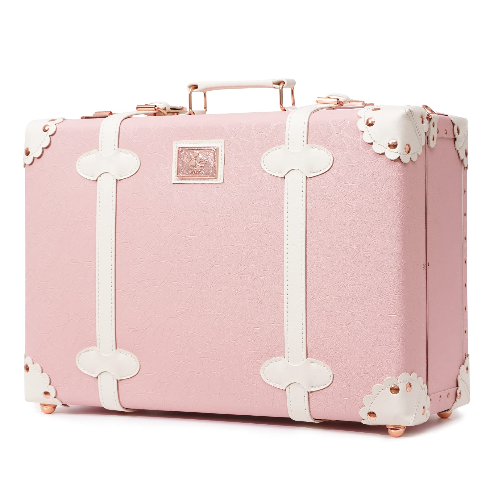 Vintage Leather Carry-On Suitcase - Cute Mini Overnight Bag with Shoulder Strap for Women | Perfect for Weekend Getaways, Business Trips & Air Travel Accessories