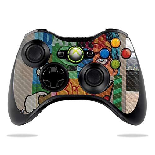 Premium Carbon Fiber Skin for Microsoft Xbox 360 Controller - Protective & Durable Textured Cover | Easy to Apply & Remove | Made in USA | Perfect for Gaming, Collectors & Customization Enthusiasts