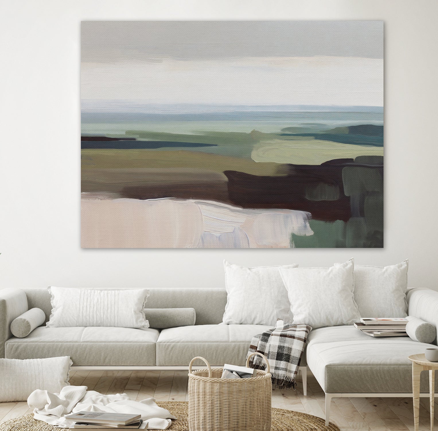 Abstract Landscape Wall Art - Modern Canvas Prints for Home & Office Decor - Perfect for Living Room, Bedroom, or Workspace