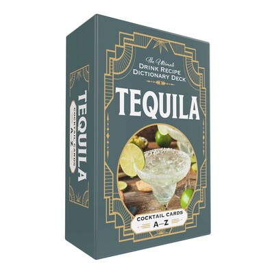 Premium Tequila Cocktail Recipe Cards A-Z | 50+ Classic & Creative Drink Ideas | Perfect for Parties, Bartending & Home Mixology