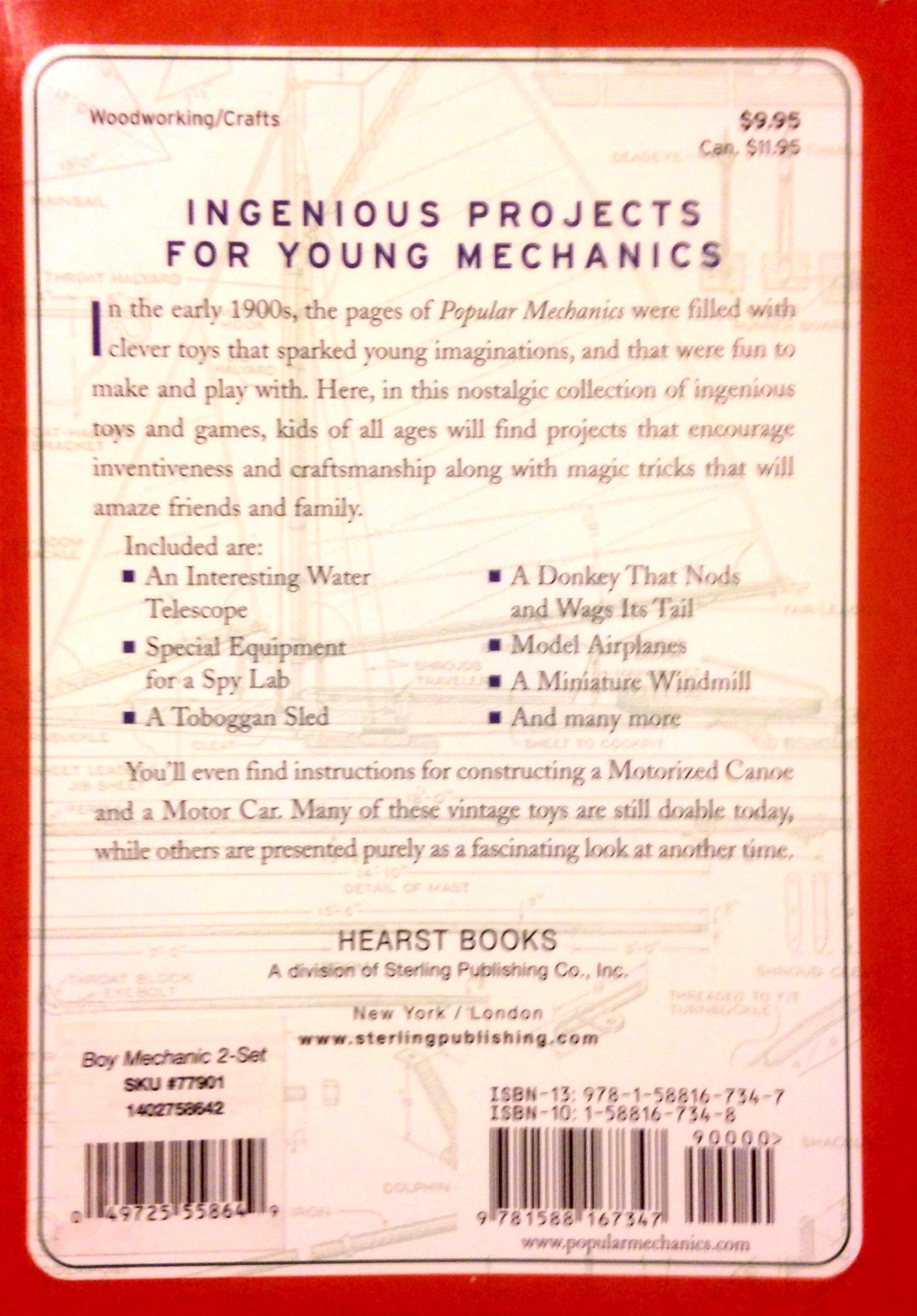 The Boy Mechanic Makes Toys: 159 DIY Games, Toys, Tricks & Amusements for Kids' Creative Play and Family Fun