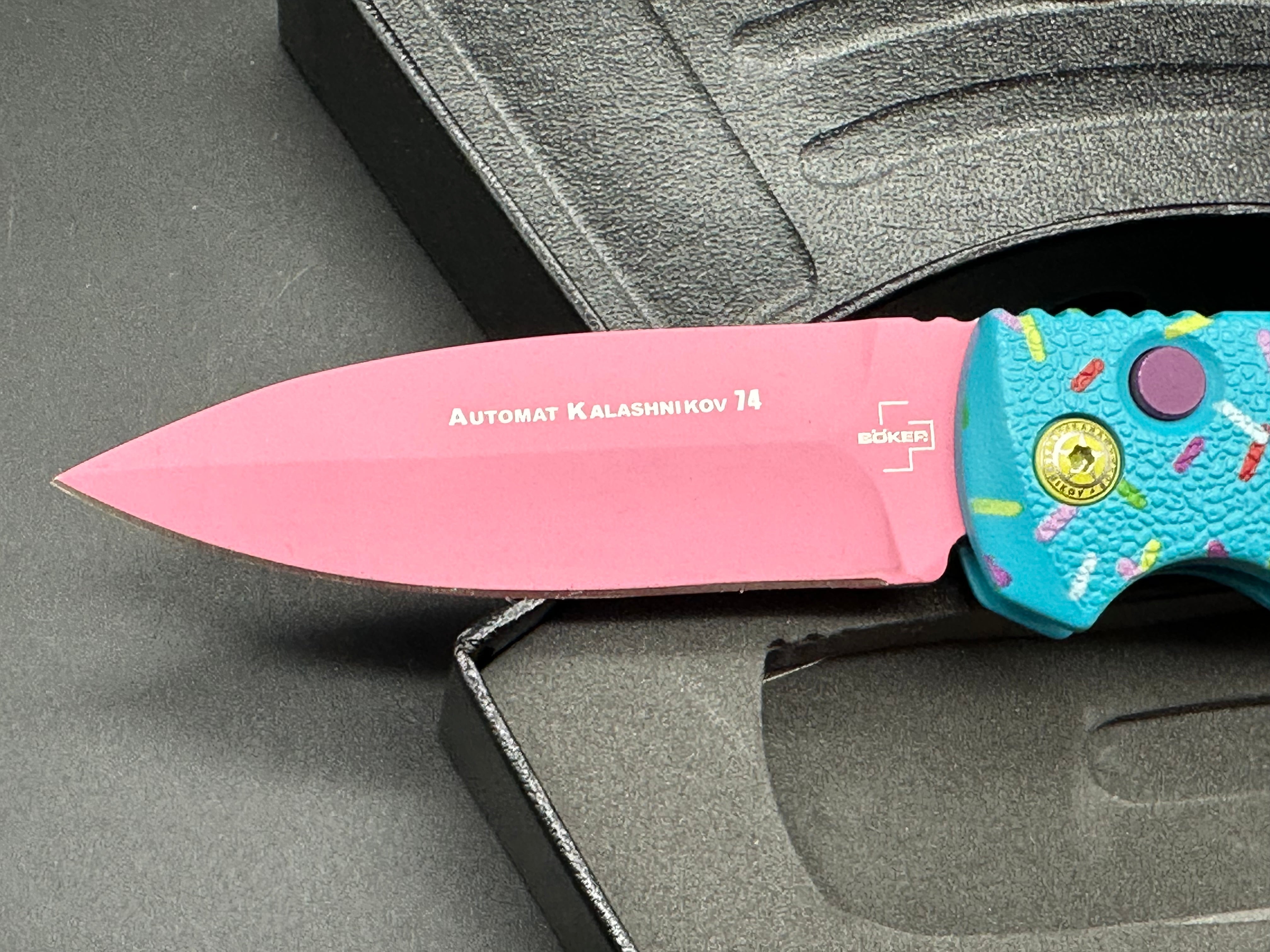 Boker Dessert Warrior Remix Kalashnikov Automatic Knife - 3.25