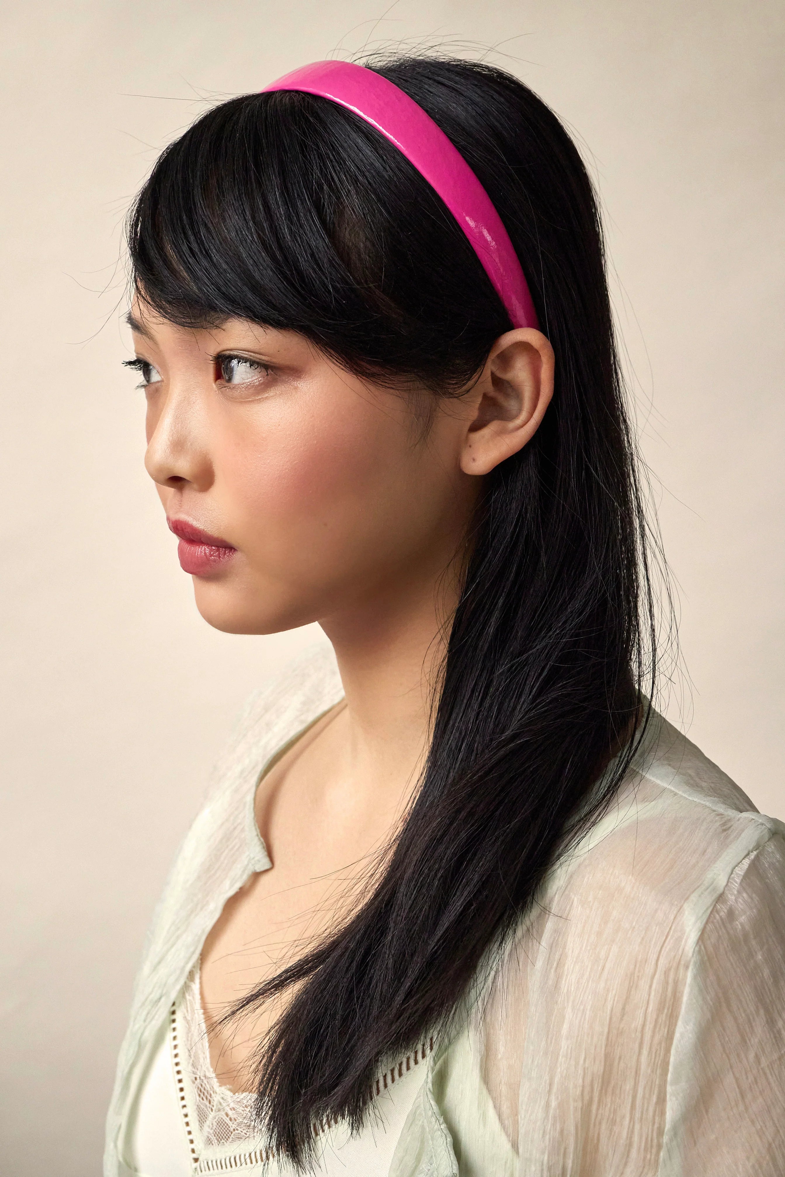 Patent Leather Kim Headband - Limited Edition Hair Accessory for Women | Perfect for Workouts, Yoga, and Fashion Outfits