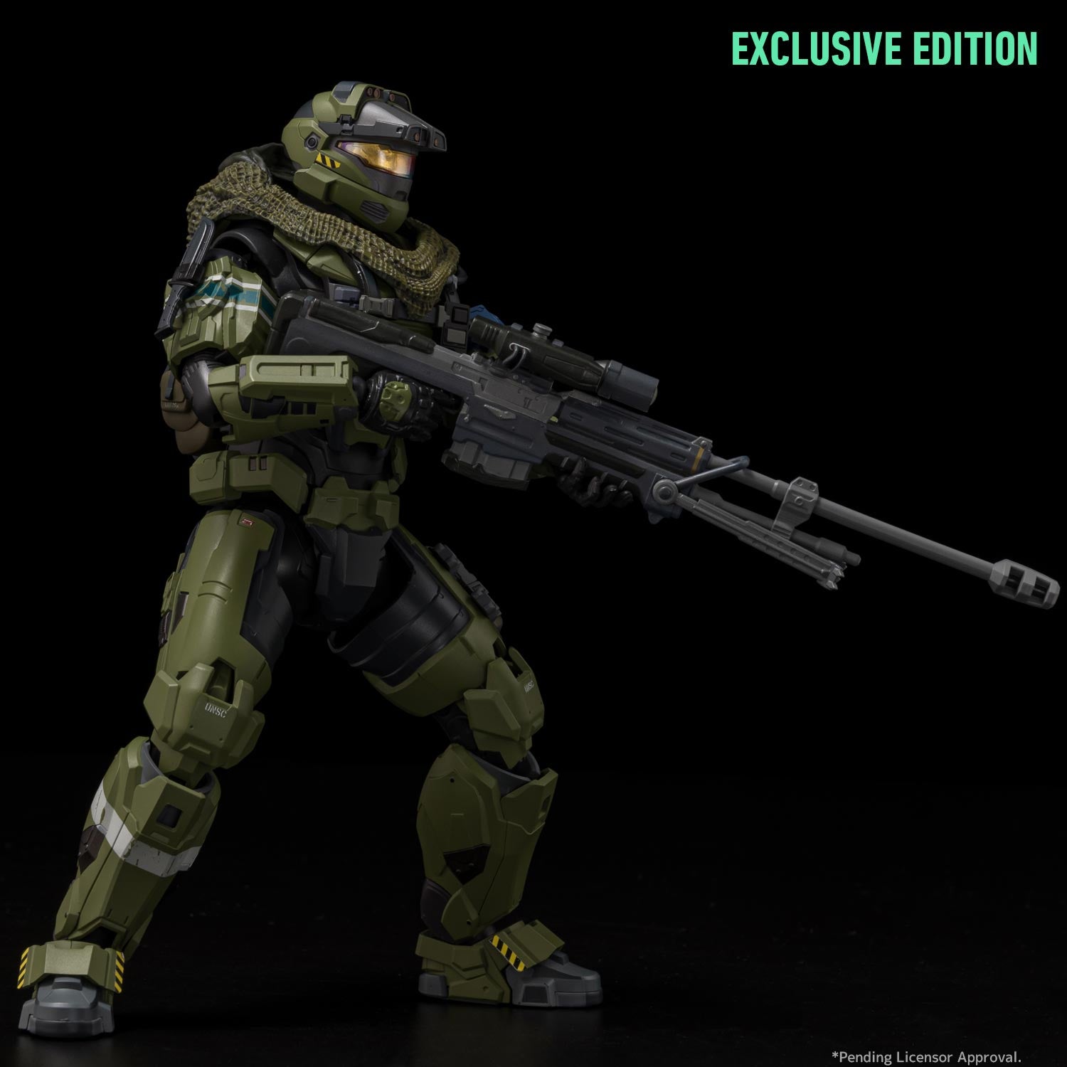1000toys RE:EDIT Halo: Reach Jun A266 (Noble Three) 1/12 Scale PX Previews Exclusive Collectible Action Figure - Perfect for Display, Gaming Enthusiasts, and Halo Fans Collection