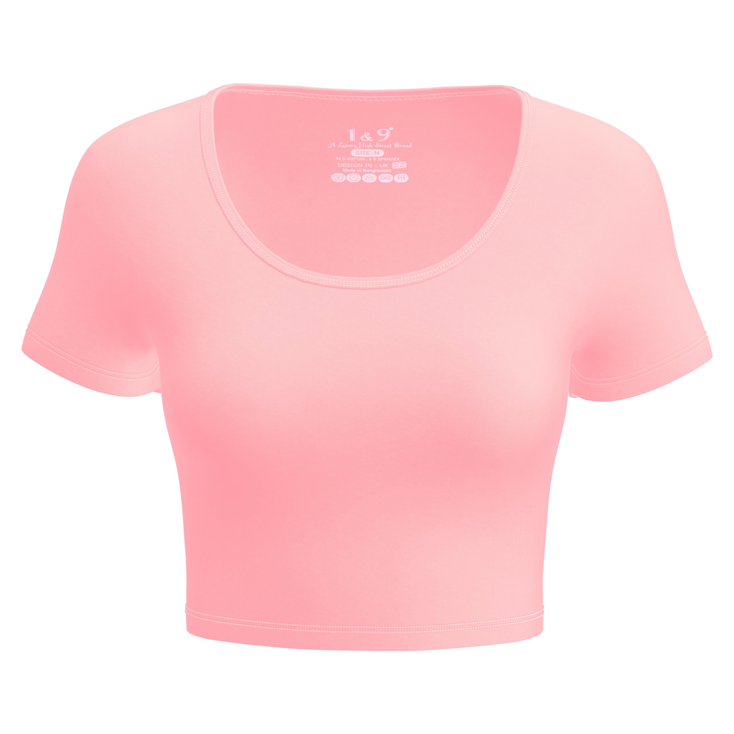 Women's Basic Crop Tops - Short Sleeve Scoop Neck Slim Fit T-Shirts | Cute Summer Fashion Tops for Casual Wear, Beach Outfits & Street Style