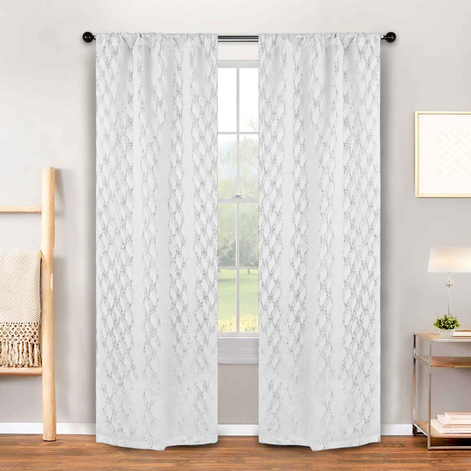 Zuri Textured Washable Blackout Curtains for Bedroom - Thermal Insulated Room Darkening Window Drapes (Set of 2 Panels) - Perfect for Nursery, Home Theater & Light Sleepers