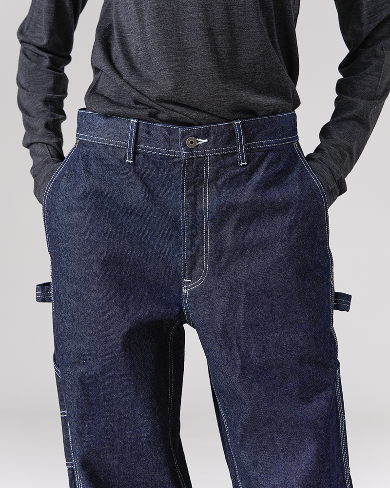 Sustainable Recycled Cotton Denim Wide Leg Pants for Women - Eco-Friendly High Waisted Loose Fit Trousers - Perfect for Casual Outings, Workwear & Boho Style