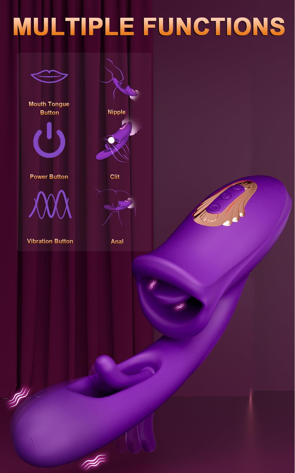 Premium Rose Vibrator for Women - APP & Remote Control G-Spot & Clitoral Stimulator with 9 Licking/Sucking Modes - Waterproof Adult Toy for Solo Play & Couples (Perfect for Valentine's Day & Anniversary Gifts)