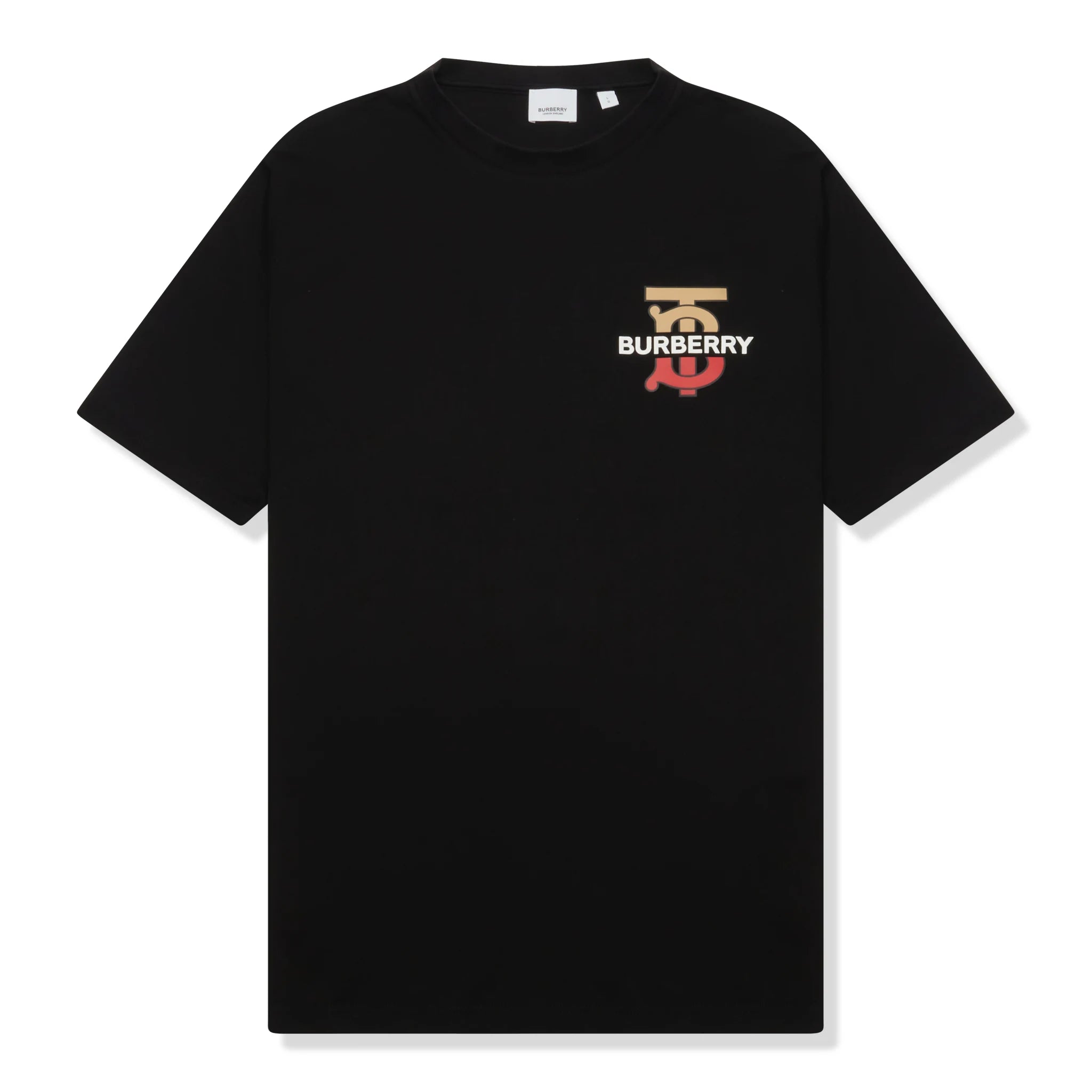Vintage Burberry Gately Black Cotton T-Shirt for Men - Classic Luxury Streetwear for Casual Outfits & Date Nights