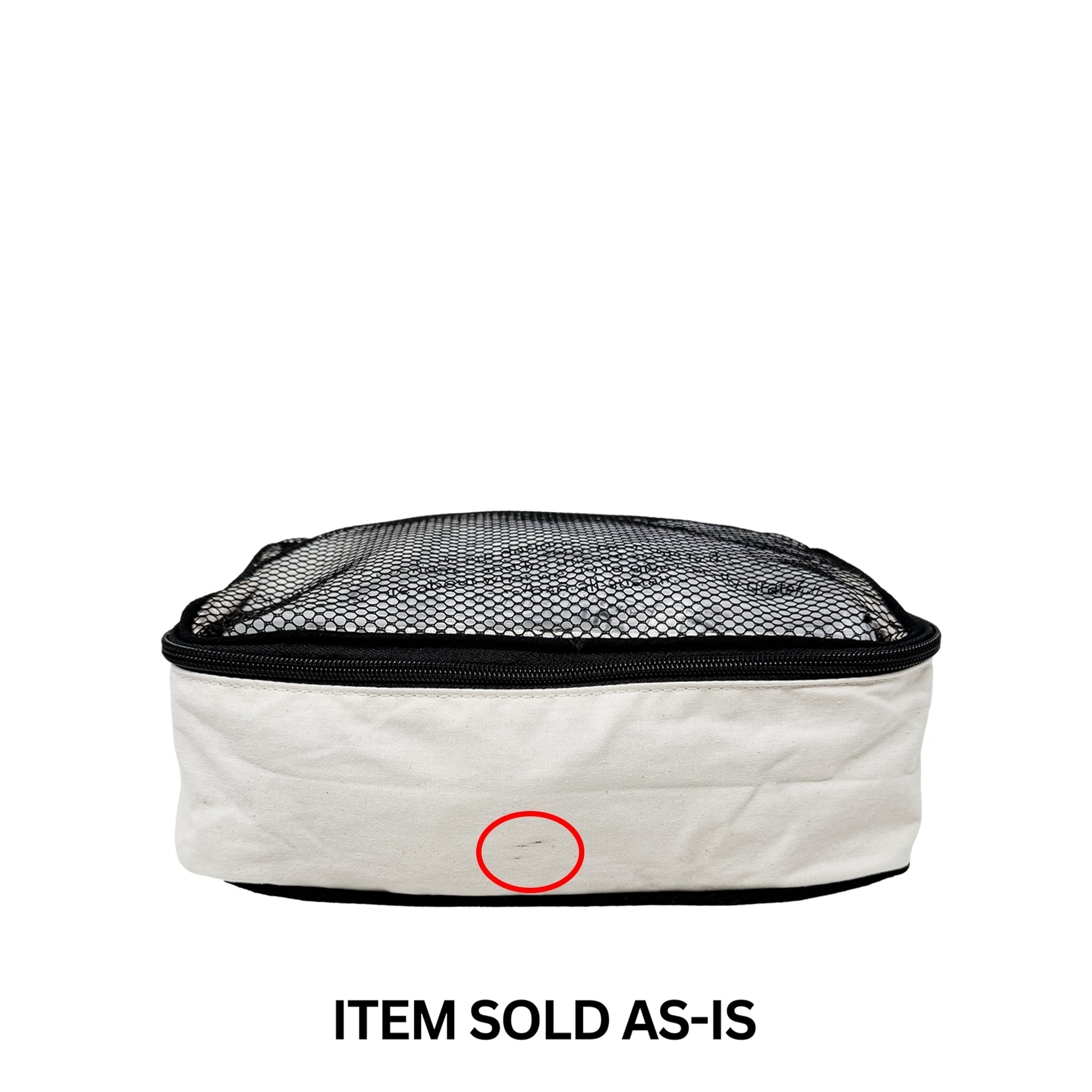 Premium Cotton Packing Cubes Set - Medium Size (Cream) | Travel Organizer for Luggage, Suitcase & Closet Storage | Perfect for Business Trips, Vacations & Home Organization