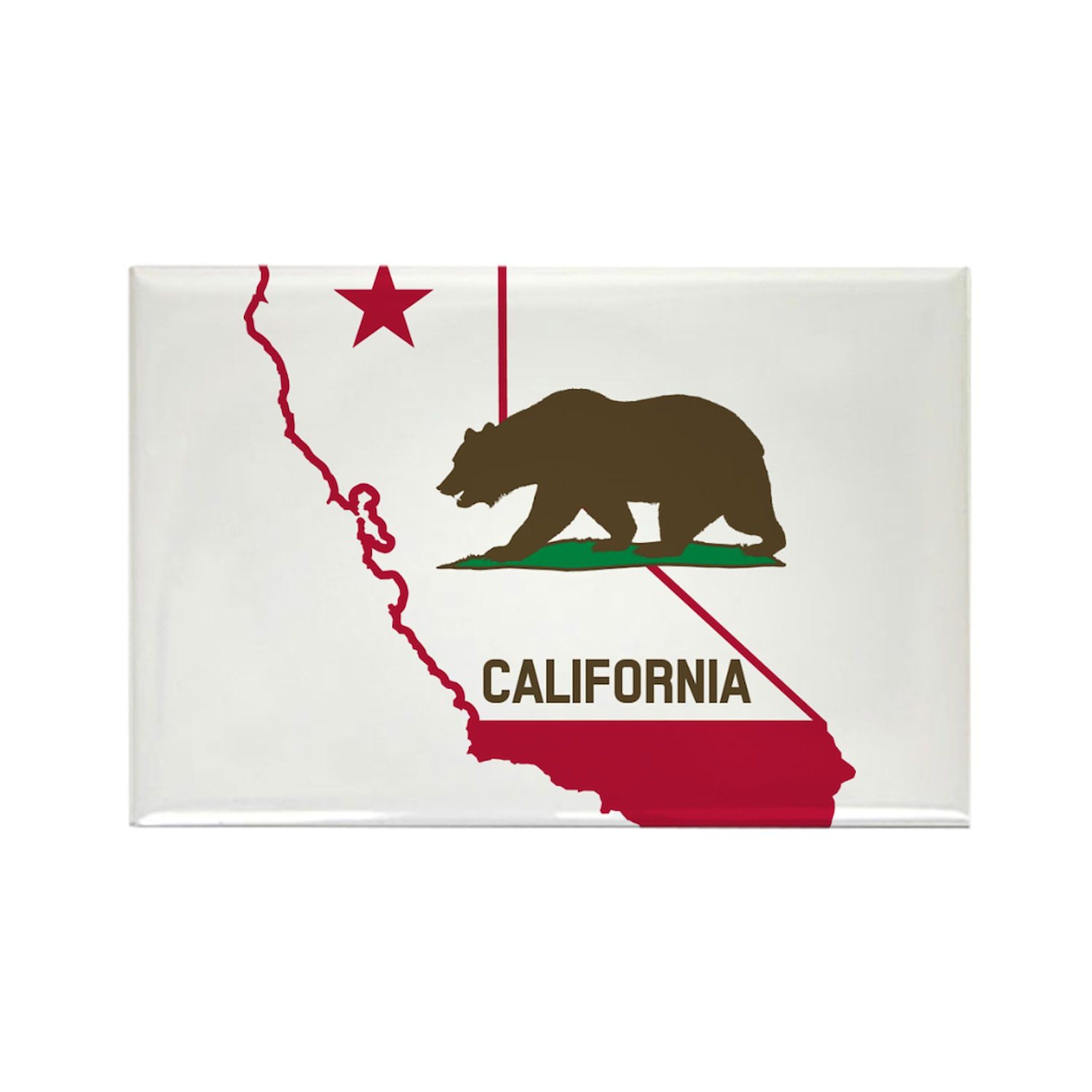 CafePress California State Bear Refrigerator Magnets - 10 Pack (2