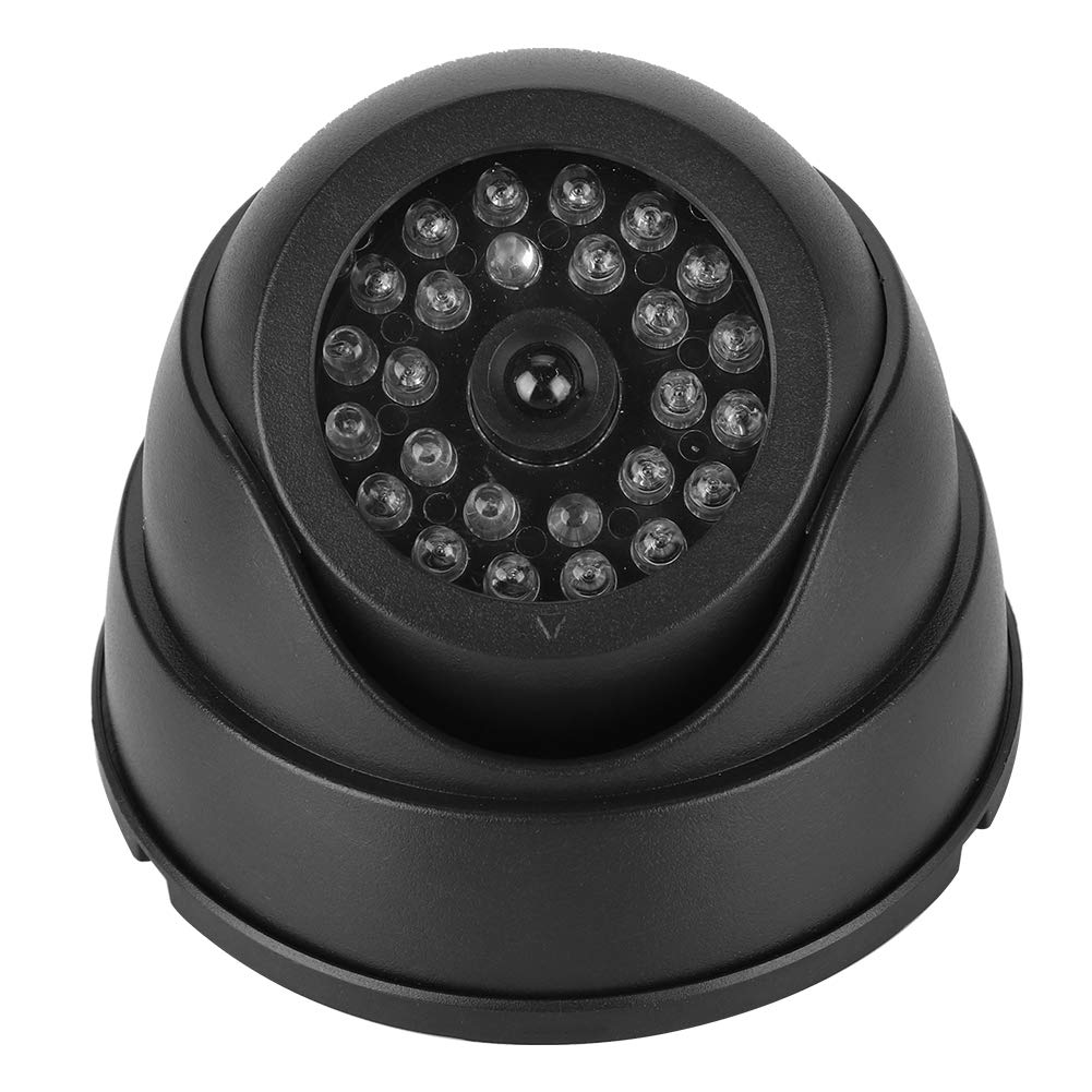 MR-18 Fake Dome Security Camera with 30 IR LEDs - Dummy CCTV Surveillance Camera for Outdoor Use - Ideal for Home, Office & Business Security Deterrent