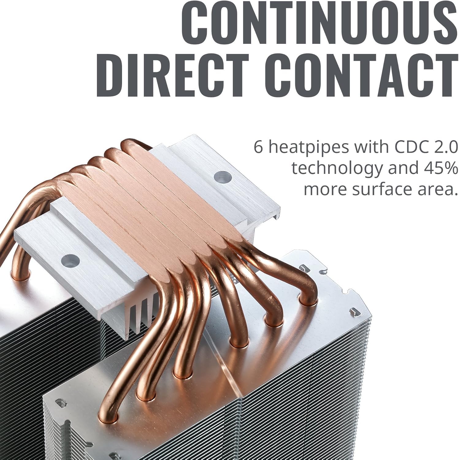 Cooler Master MA620P Dual Tower CPU Air Cooler - High Performance Cooling for Gaming PC, Workstation & Overclocking