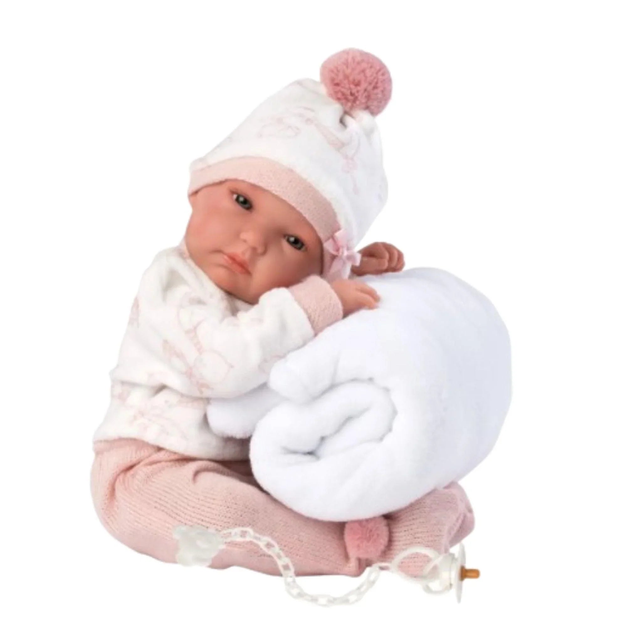 Brandy Baby Doll with Soft Blanket - Cute & Cuddly Newborn Doll for Kids - Perfect for Playtime, Gifts & Nursery Decor