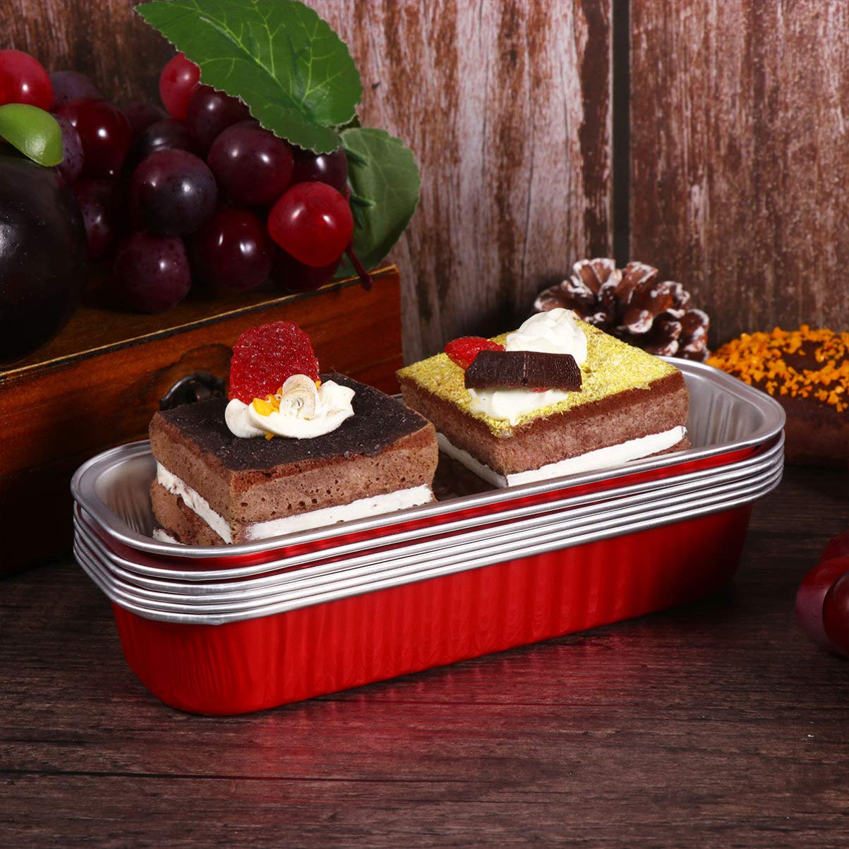 10-Piece Non-Stick Baking Pans Set - Premium Cupcake Muffin Dessert Mold for Home Baking, Party Treats & Holiday Cooking