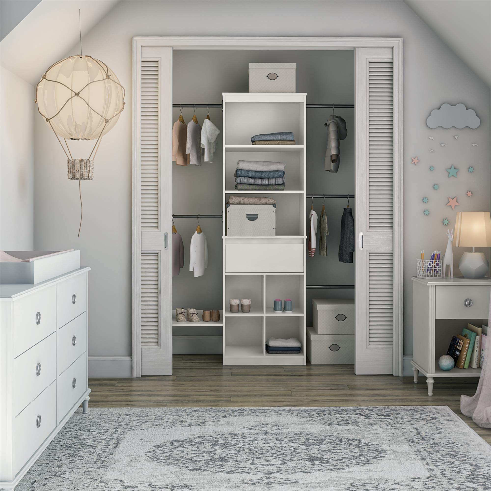 Little Seeds Grow with Me Adjustable Kids Closet Organizer System - 15.69