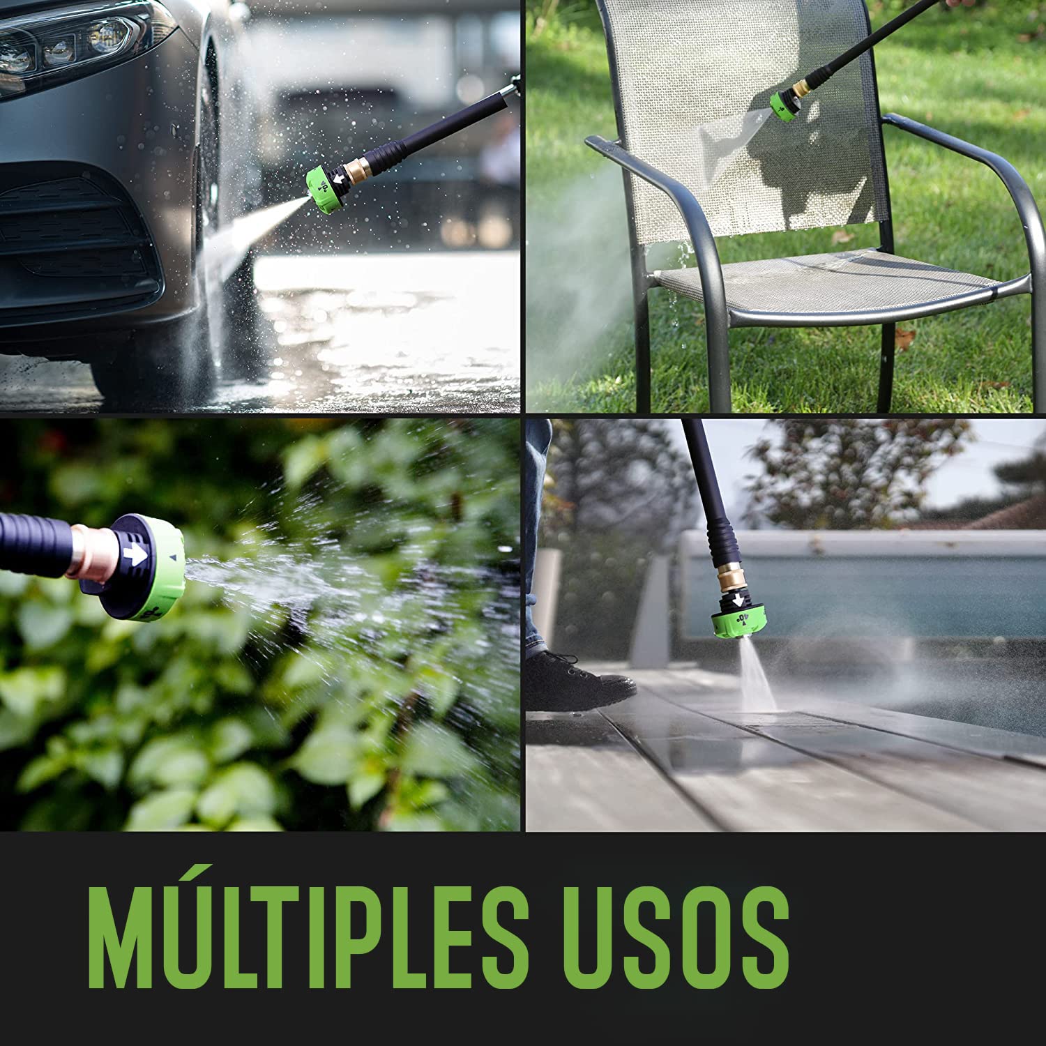 Greenworks 24V 600 PSI Cordless Pressure Washer with 4.0Ah Battery & USB Charger - Portable Power Cleaner for Outdoor Cleaning, Cars, Patios & Home Maintenance
