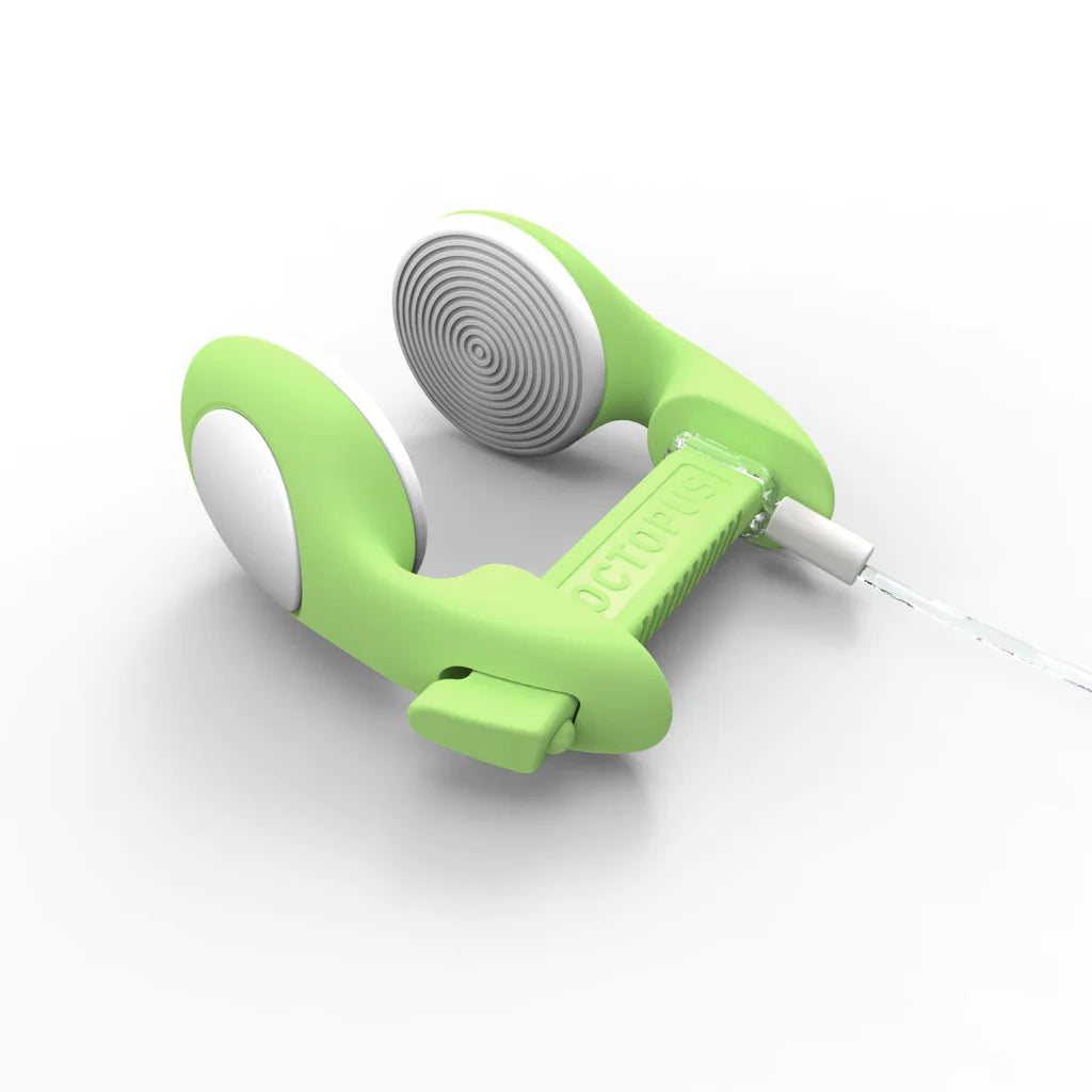 Octopus Freediving Nose Clip - Classic Lime Color for Snorkeling, Scuba Diving & Underwater Photography | Comfortable Waterproof Nose Plug for Swimming Training
