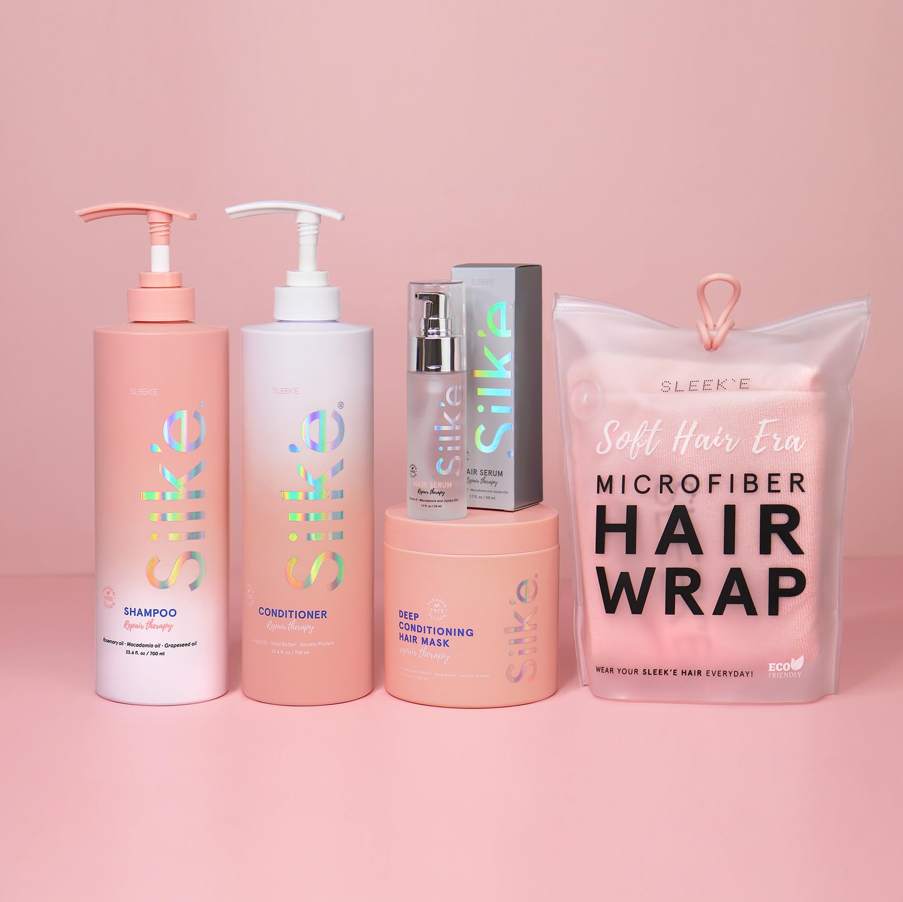 Silk'e Repair Therapy Gift Set - Ultimate Hair Indulgence for Damaged & Dry Hair - Deep Conditioning Treatment for Salon-Quality Shine at Home | Perfect for Gifting & Self-Care Routines