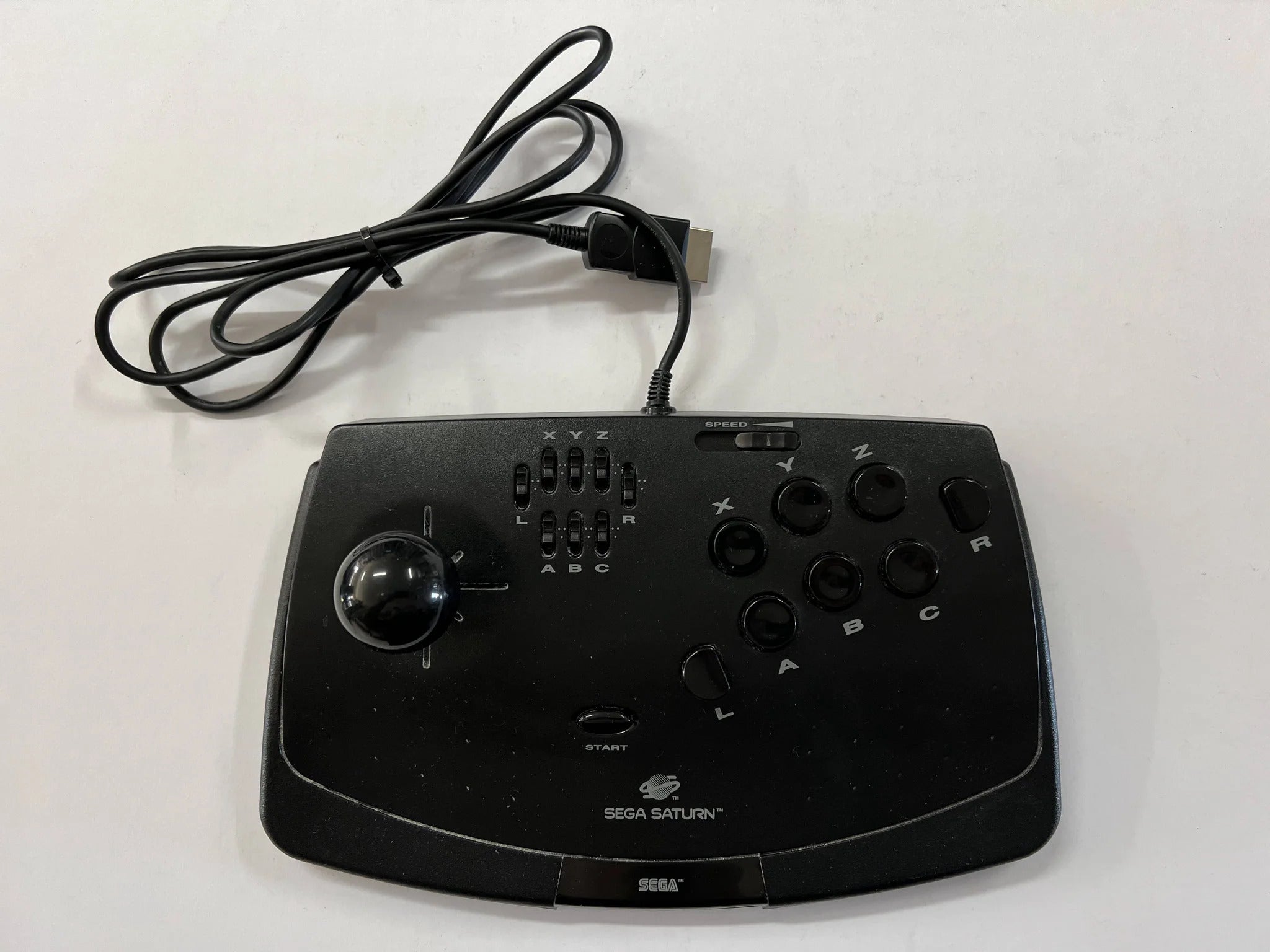 Sega Saturn Virtua Stick Arcade Joystick Controller for Fighting Games - Authentic Retro Gaming Experience for Classic Sega Saturn Consoles
