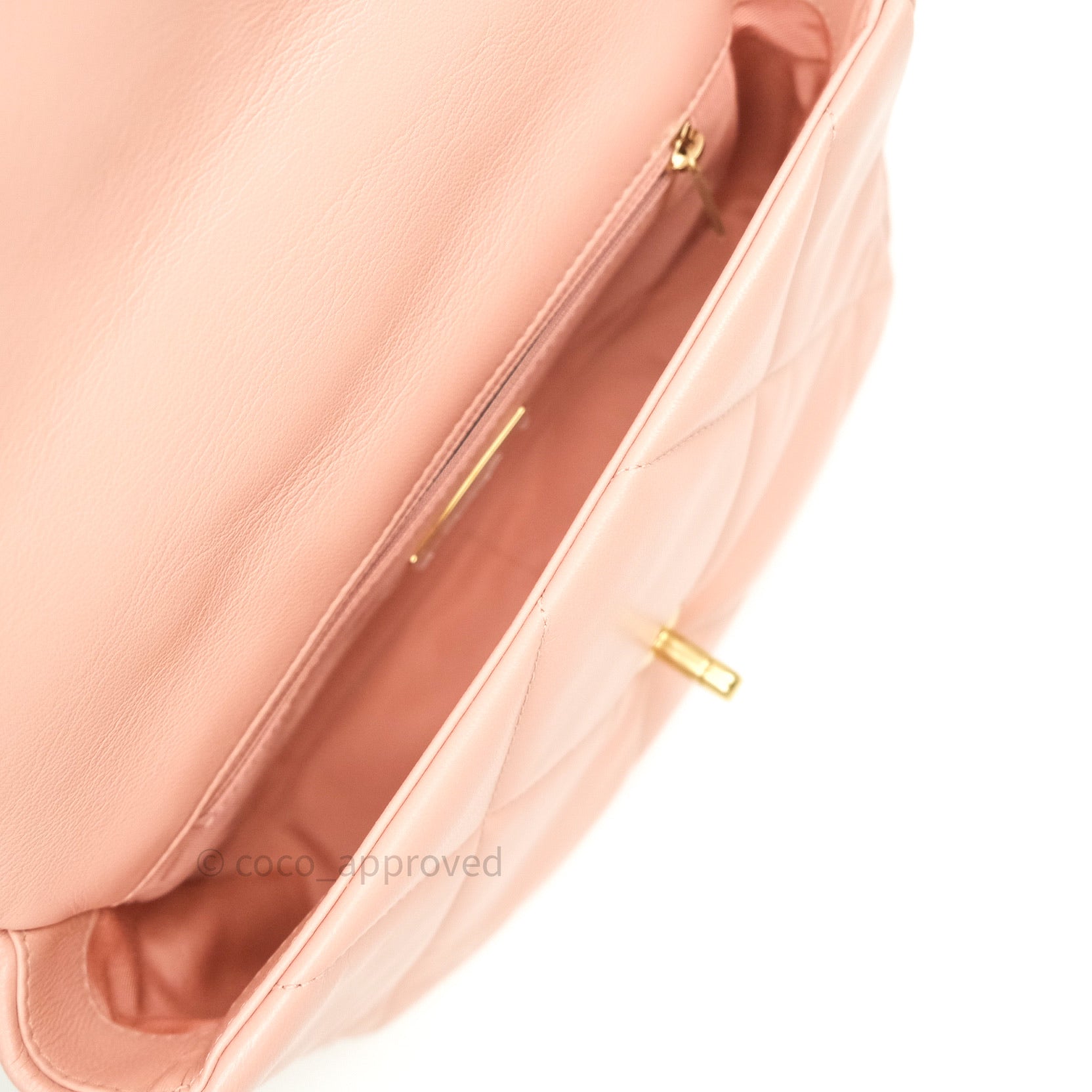 Chanel 19 Small Goatskin Handbag in Rose Pink with Mixed Hardware - Luxury Crossbody Bag for Women, Perfect for Date Night & Special Occasions