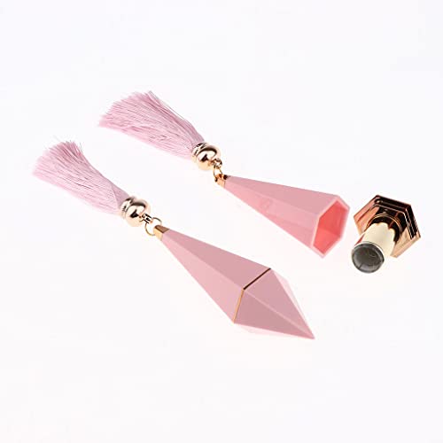 5x Empty Pink DIY Lipstick Lip Balm Tubes (12.1mm) - Refillable Cosmetic Containers for Homemade Lip Care - Perfect for DIY Beauty, Travel & Gift Making