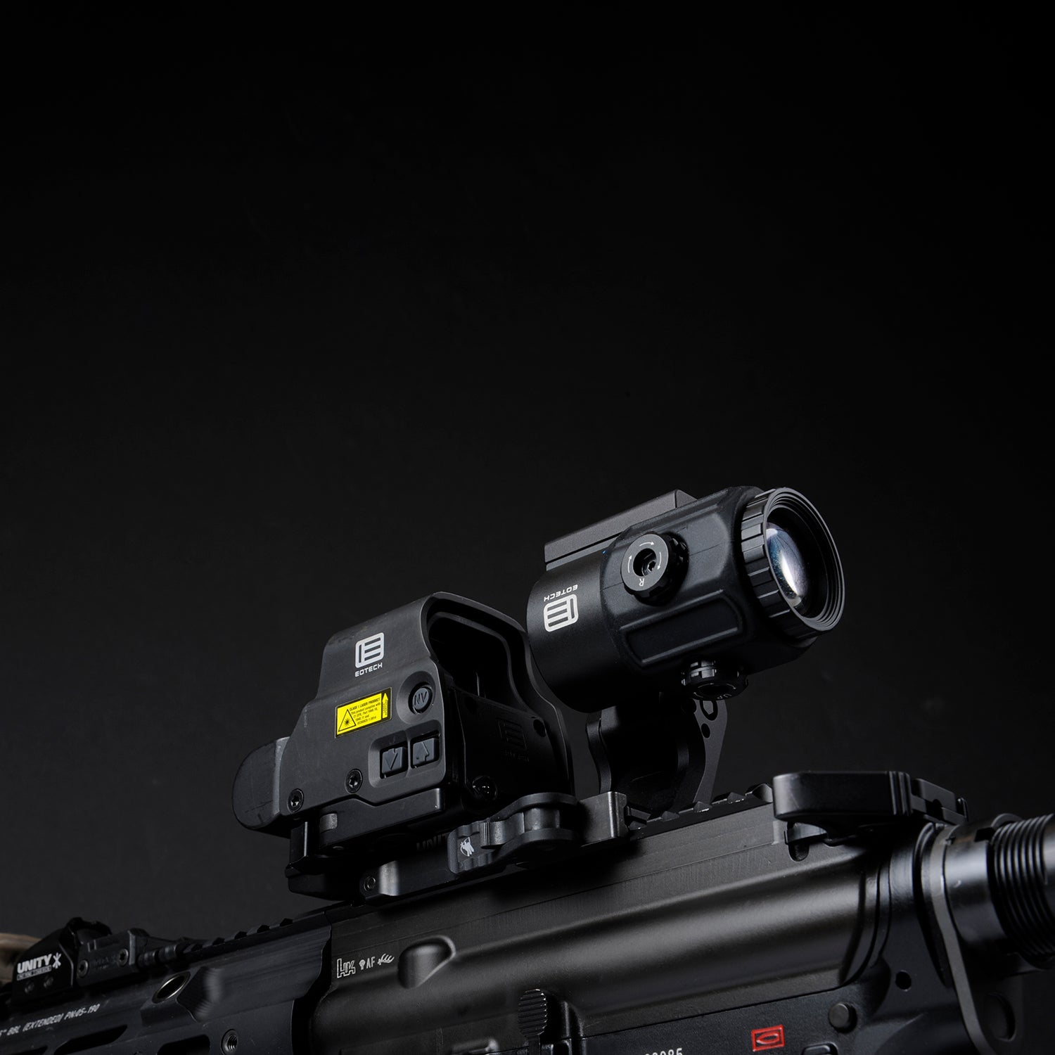 Unity Tactical FAST FTC OMNI Magnifier Mount - Made in USA - Compatible with Red Dot Sights for AR-15 & Rifle Optics - Perfect for Tactical Shooting & Hunting