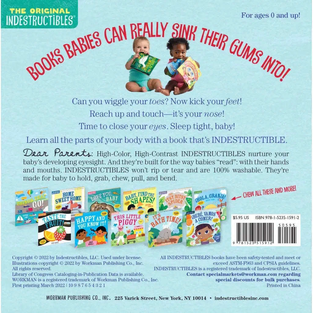 Indestructible Baby Books - High Contrast Sensory Books for Infants - Touch & Feel Interactive Learning - Perfect for Early Development & Playtime