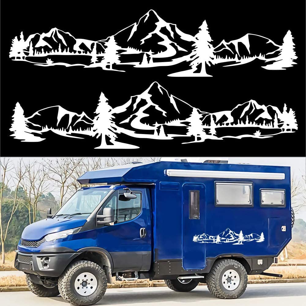 Premium RV Car Motorcycle Vinyl Decals - Waterproof Self-Adhesive Auto Body Stickers for Cars, Trucks & Vehicles - Custom Racing Graphics for Doors, Hood & Side Panels - 1 Set - Perfect for Personalizing Vehicles & Enhancing Racing Style (Ideal for Car Shows, Track Days & Road Trips)