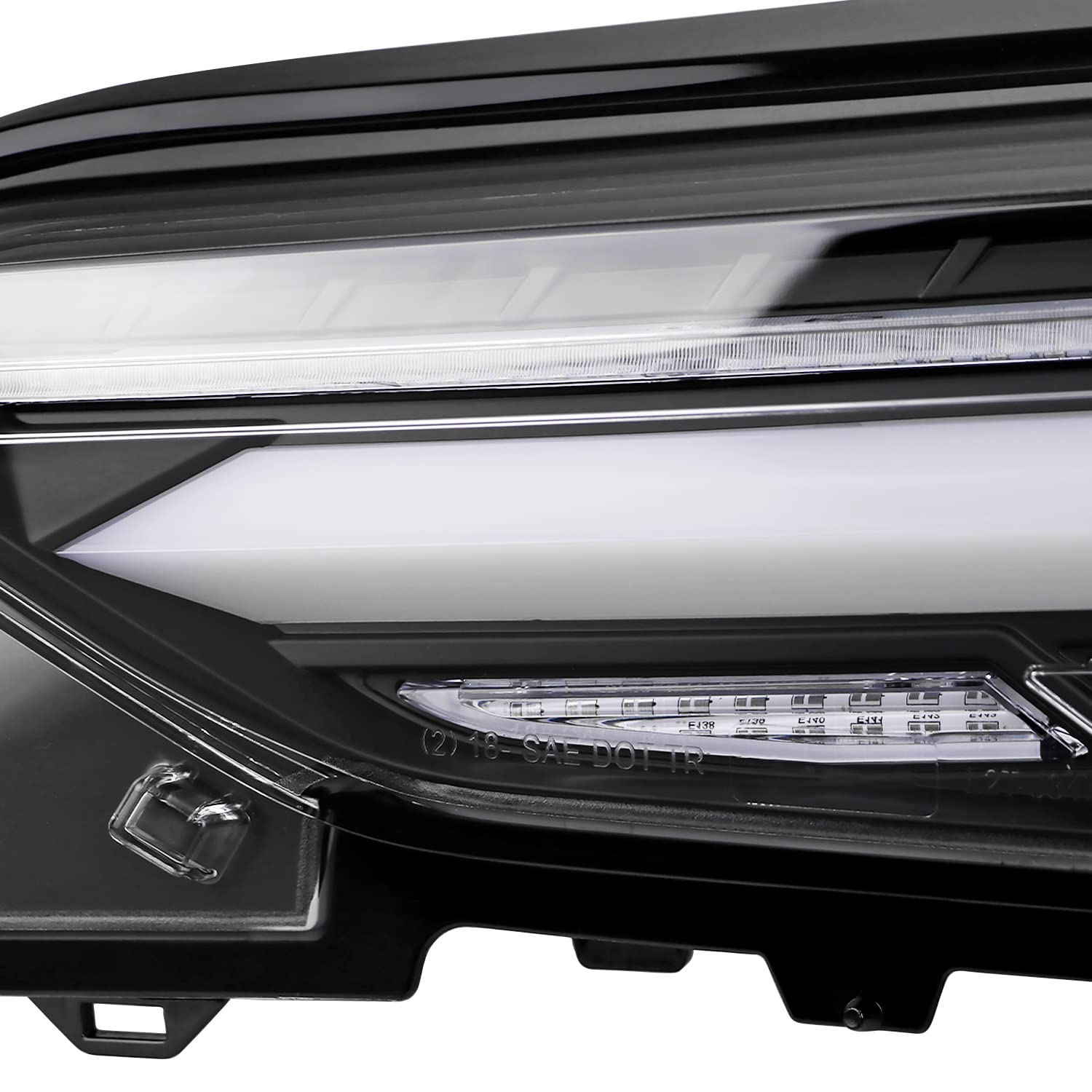 Spec-D Tuning Black LED Sequential Tail Lights for 2019-2023 Toyota RAV4 - Left & Right Pair Assembly - Enhanced Visibility & Style for Night Driving & Custom Car Upgrades