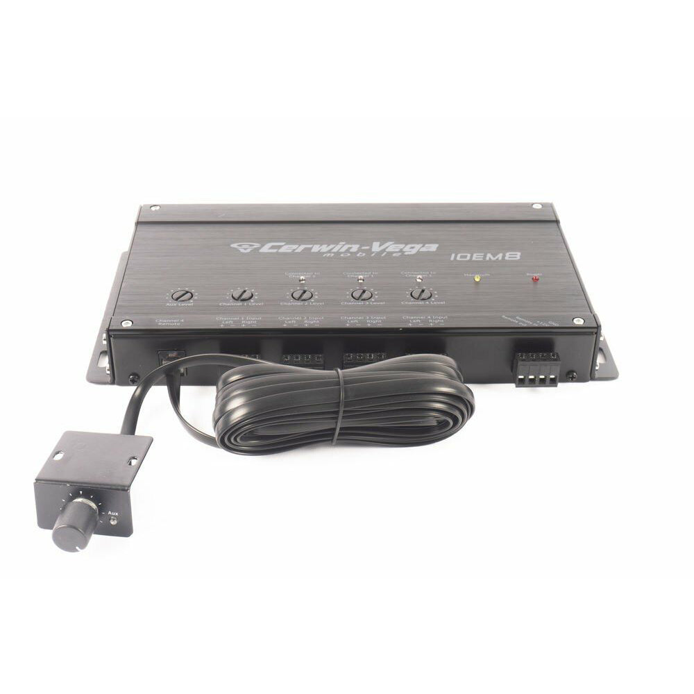 Cerwin Vega IOEM8 8 Channel High Power Line Output Converter for Car Audio Systems - Perfect for Amplifiers, Subwoofers & Aftermarket Stereo Installations