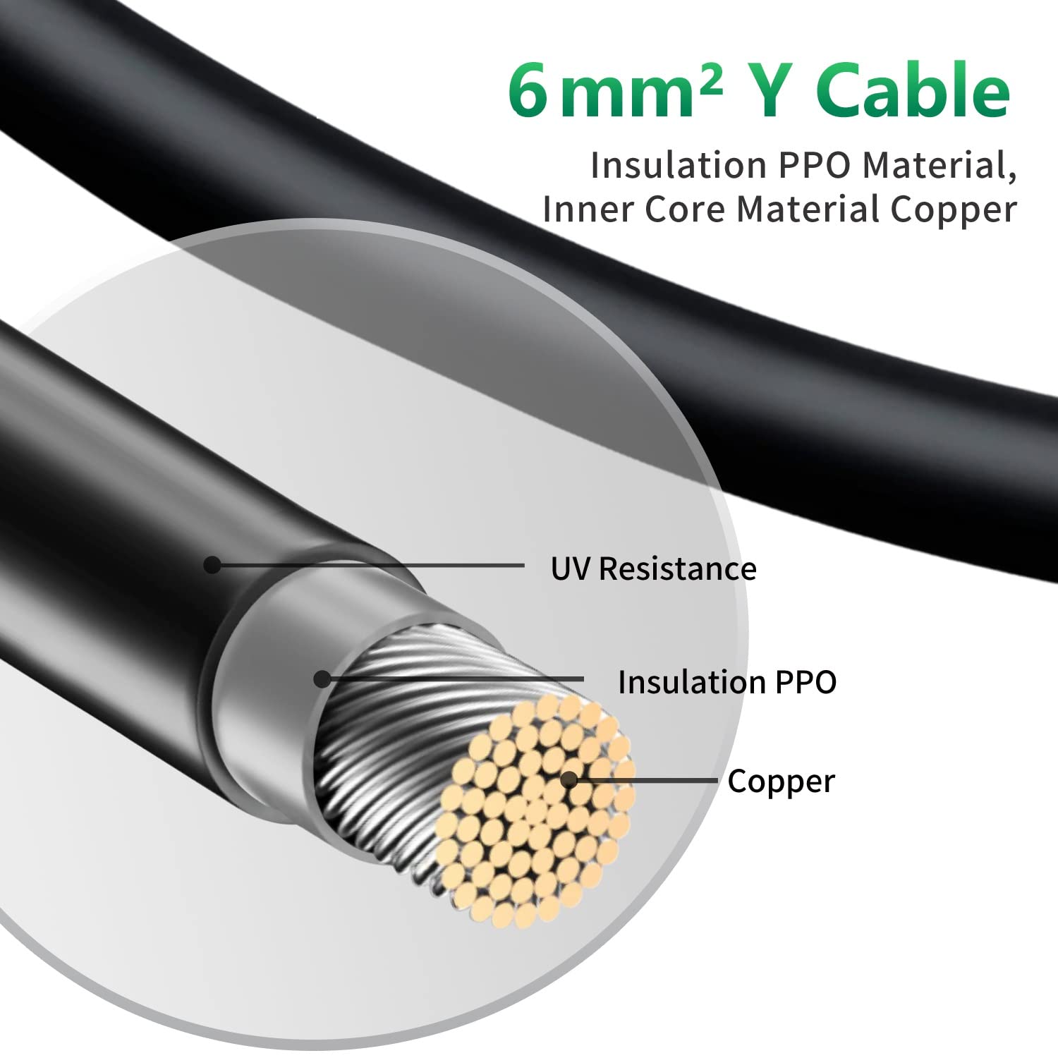 10ft Solar Extension Cable - 10 AWG Tinned Copper Wire with Female & Male Connectors for Solar Panels - Weatherproof for Home, Boat, RV & Outdoor Use (Red + Black)