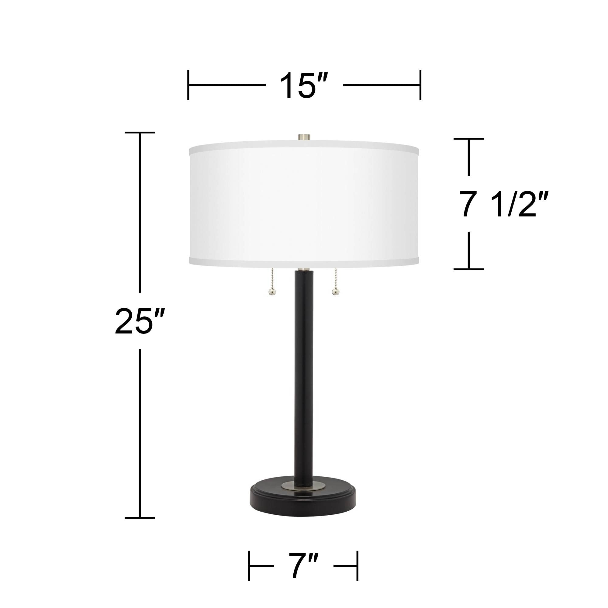 Possini Euro Modern Table Lamps Set of 2 - 25