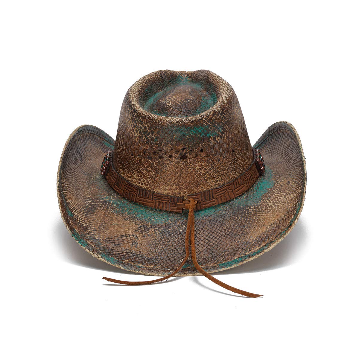 Men's Western Hat with Beadwork - Perfect for Rodeo & Outdoor