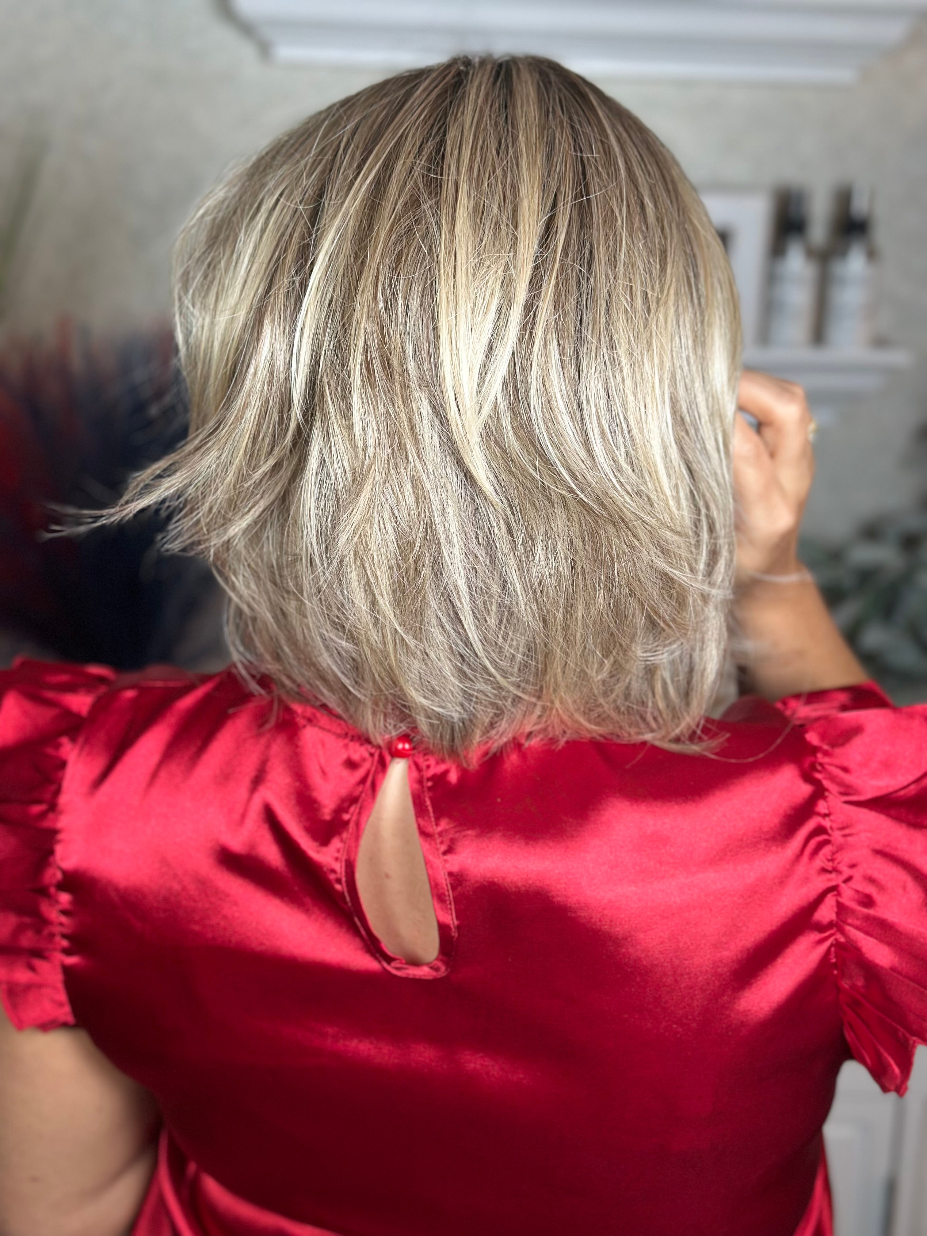 Jet Setter Moroccan Sand Blonde Hair Extensions - Premium Clip-in Human Hair for Volume & Length - Perfect for Parties, Weddings & Everyday Glam