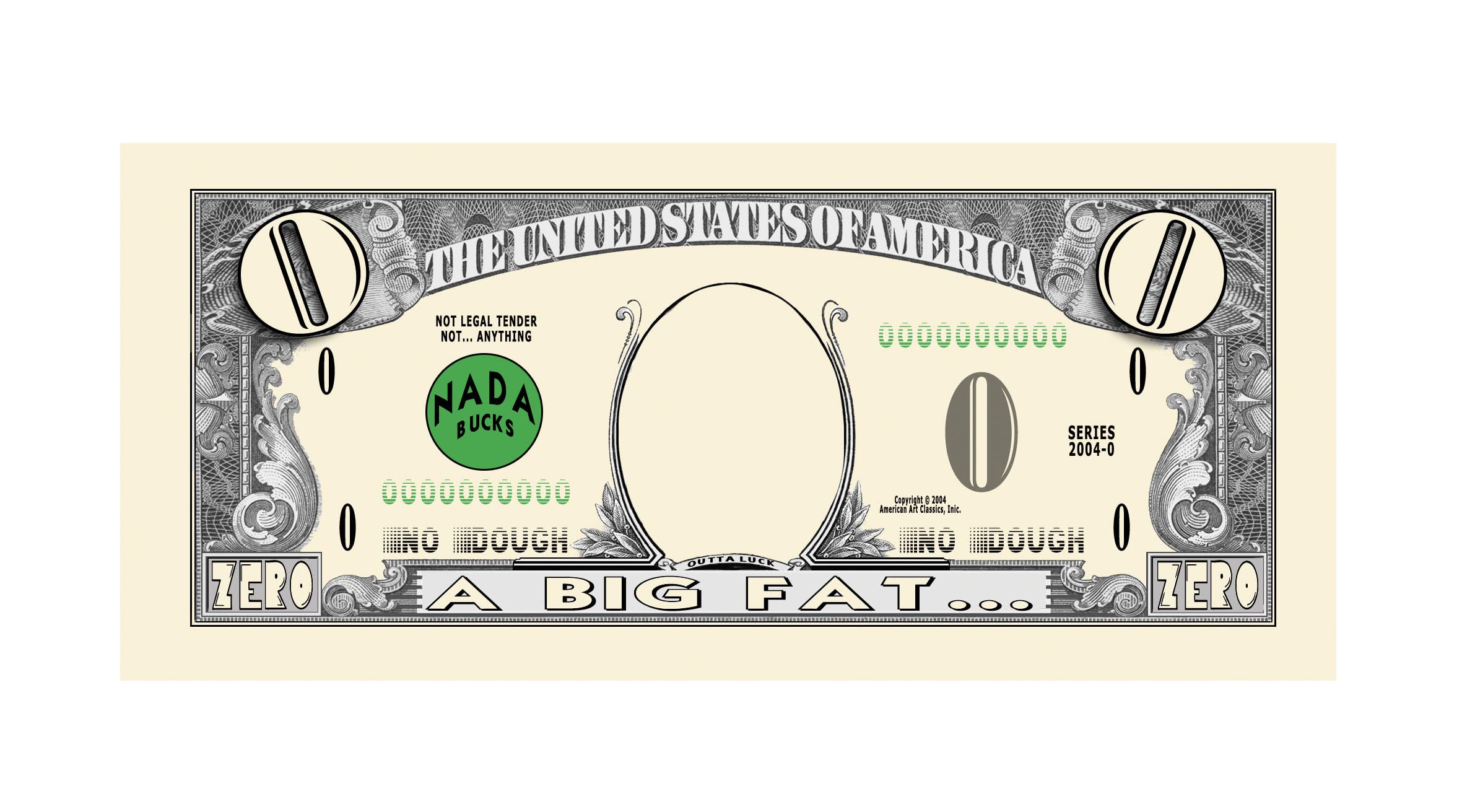25 Pack American Art Classic Zero Dollar Bills - Novelty Fake Money for Gag Gifts, Prank Jokes & Collectors - Perfect for Humorous Gifts, Office Pranks & Unique Collections