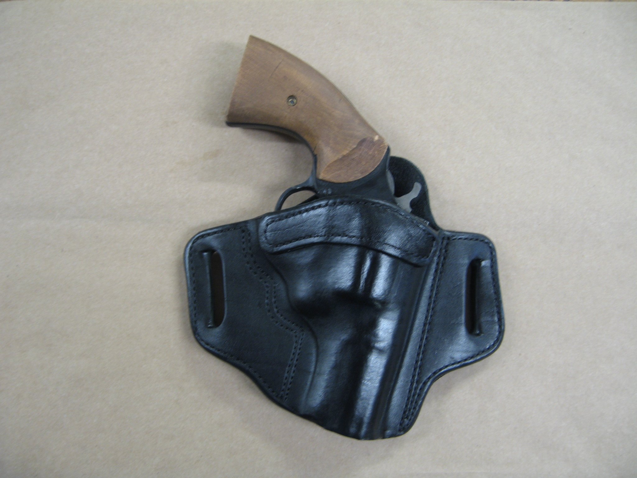 Premium Leather Gun Holster for Smith & Wesson S&W N Frame 4