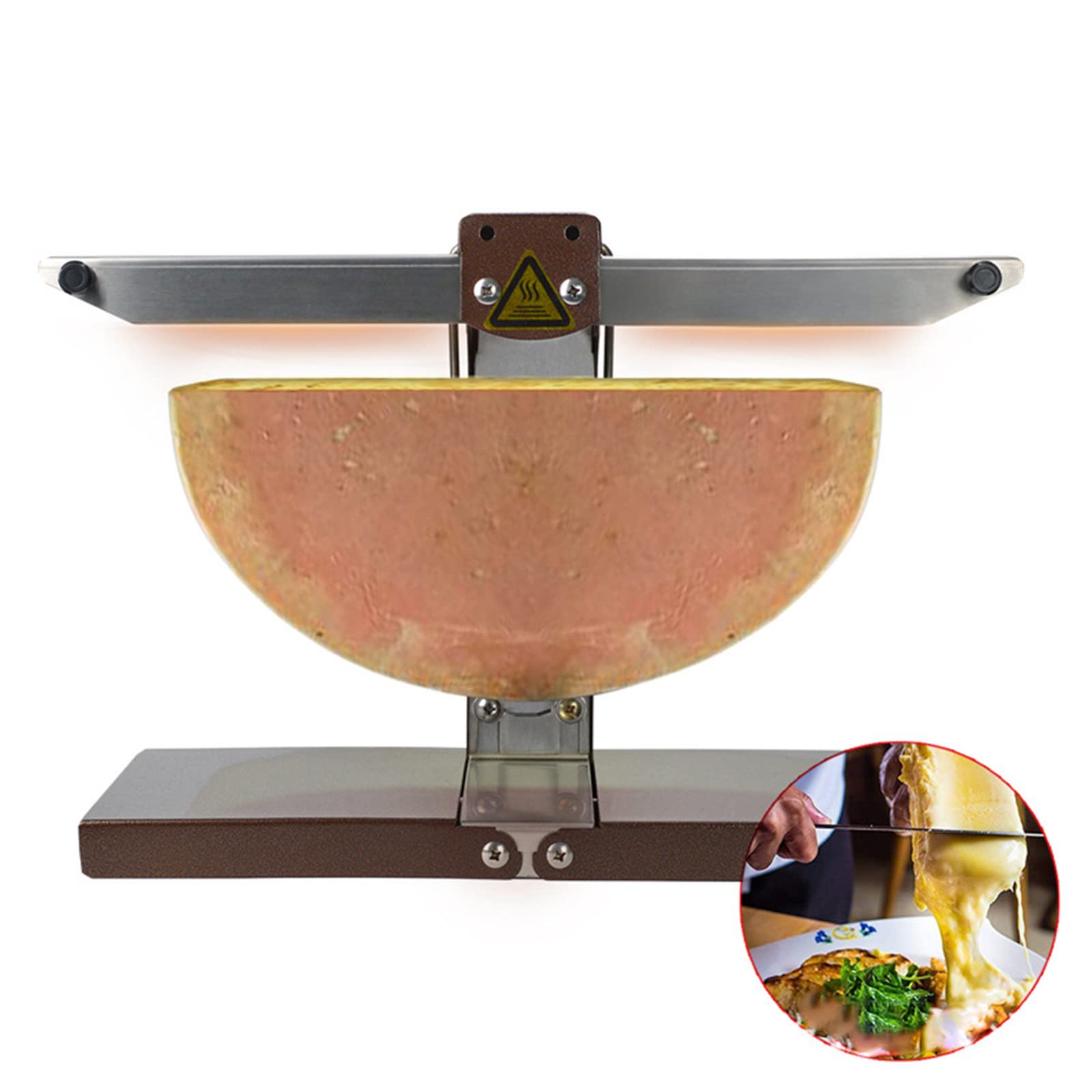 900W Commercial Electric Cheese Melter Machine with Adjustable Angle - 110V Cheese Warmer for Nachos, Fondue, Burgers & Sandwiches - Perfect for Restaurants, Catering & Home Kitchens