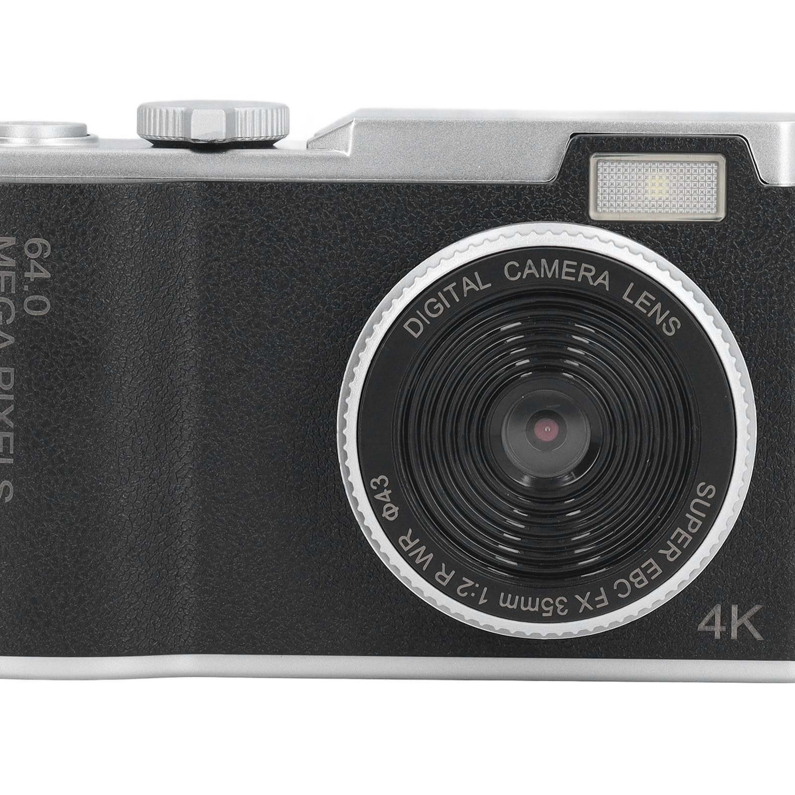 48MP Digital Camera with 1080P FHD Video, Auto Focus & 16X Digital Zoom, 2.4in IPS Screen - Compact Travel Vlogging Camera for Kids, Teens & Adults (Black) - Perfect for YouTube, TikTok, Family Trips & Outdoor Adventures