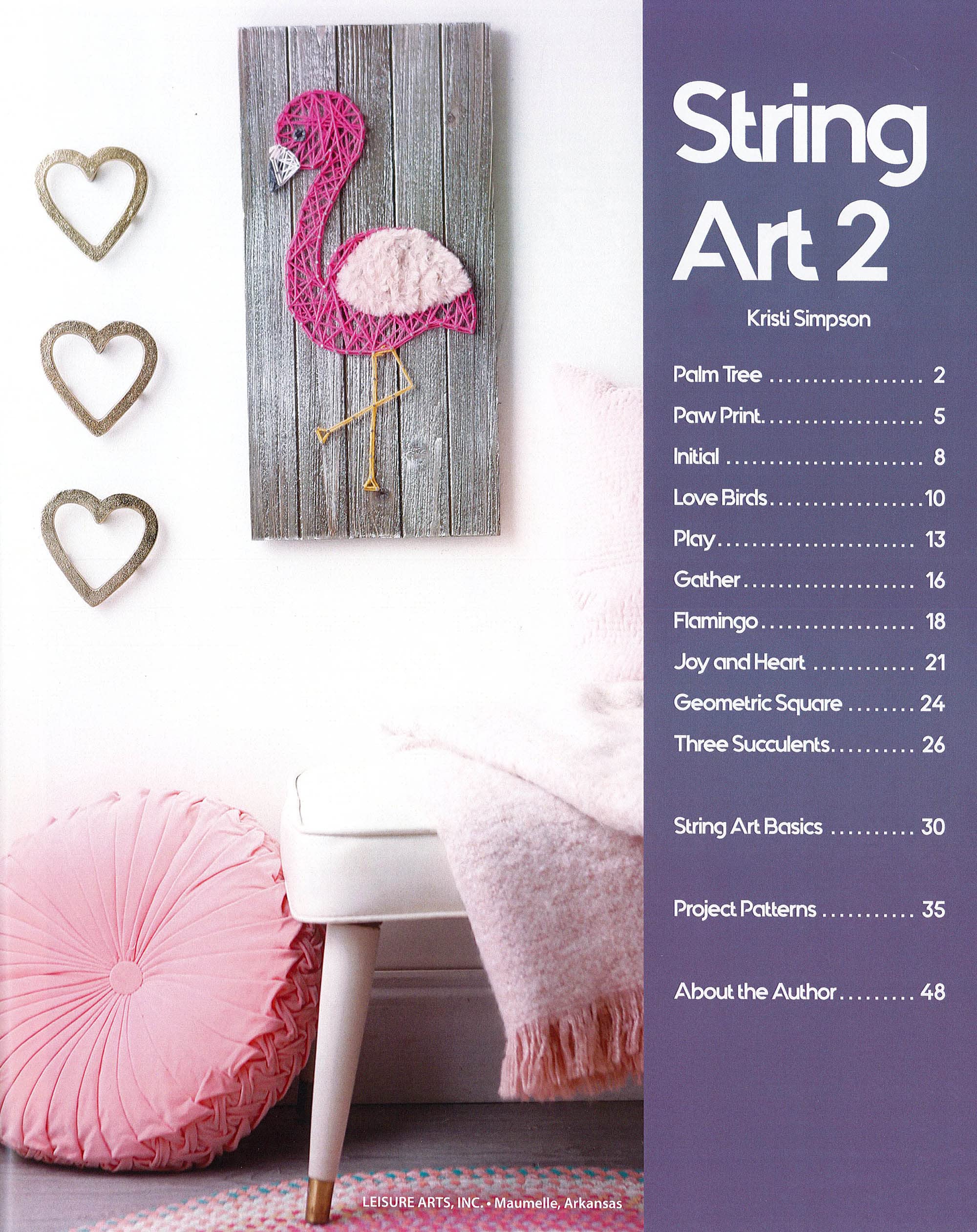 Leisure Arts Crafts String Art Kit - 2 DIY Crafting Books for Beginners & Experts | Perfect for Home Decor, Gifts & Creative Projects
