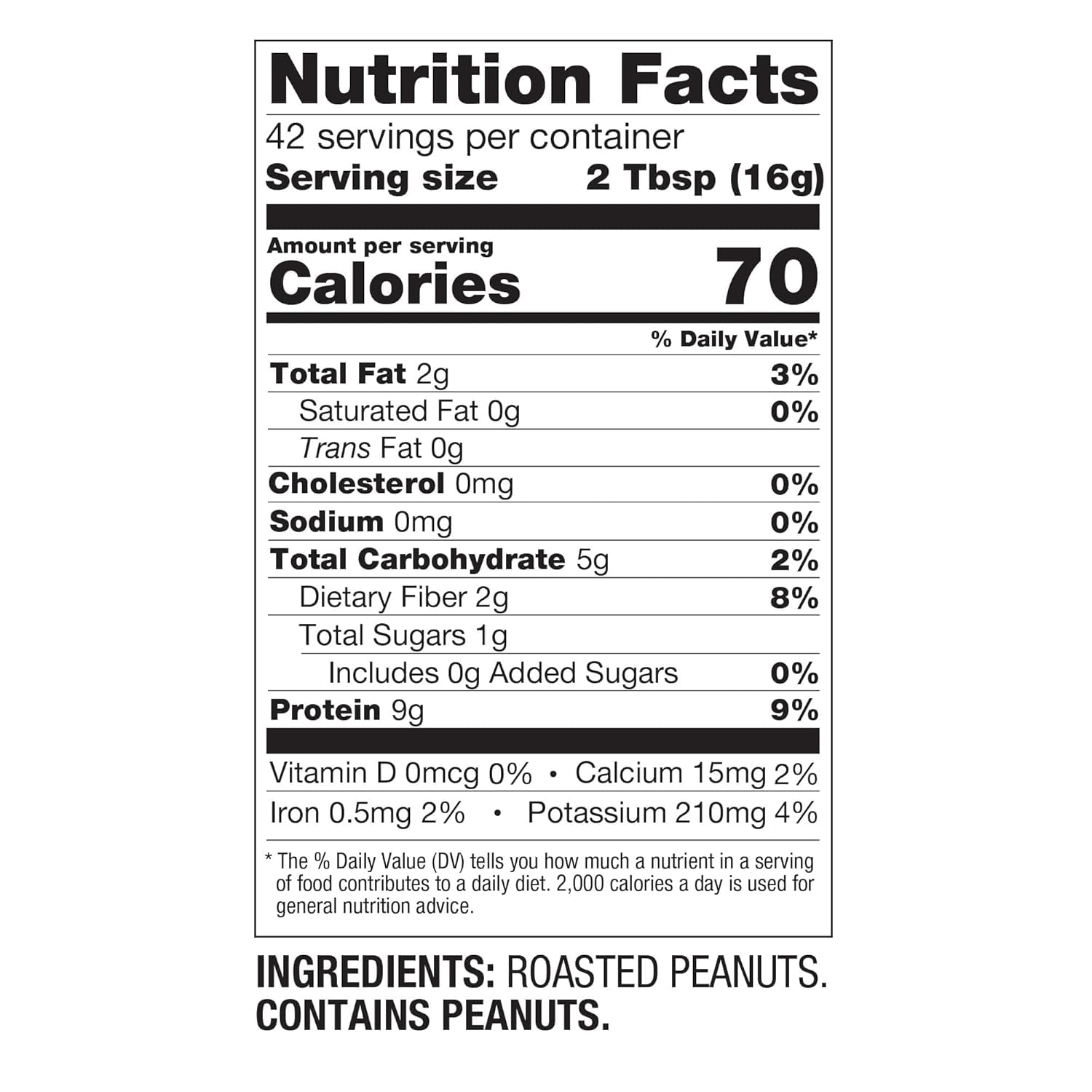 PBfit 24oz Natural Peanut Powder - No Added Sugar, Salt, Non-GMO, Gluten-Free, Vegan Protein Powder with 9g Protein (9% DV) - Perfect for Smoothies, Baking & Healthy Snacks